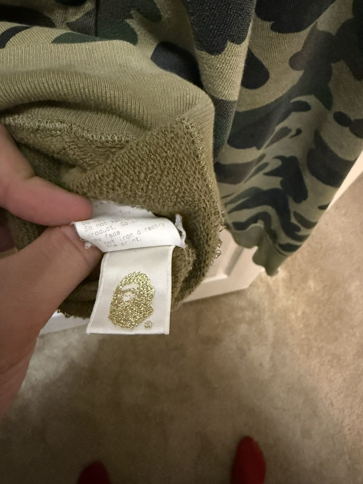 Bape A Bathing Ape College Logo Classic Camo Hoodie Size US L / EU 52-54 / 3 - 8 Thumbnail