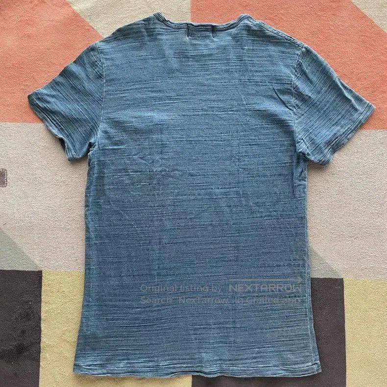 RRL Ralph Lauren RRL Ralph Lauren Indigo-dyed bamboo节cotton short-sleeve T- Size US S / EU 44-46 / 1 - 5 Thumbnail