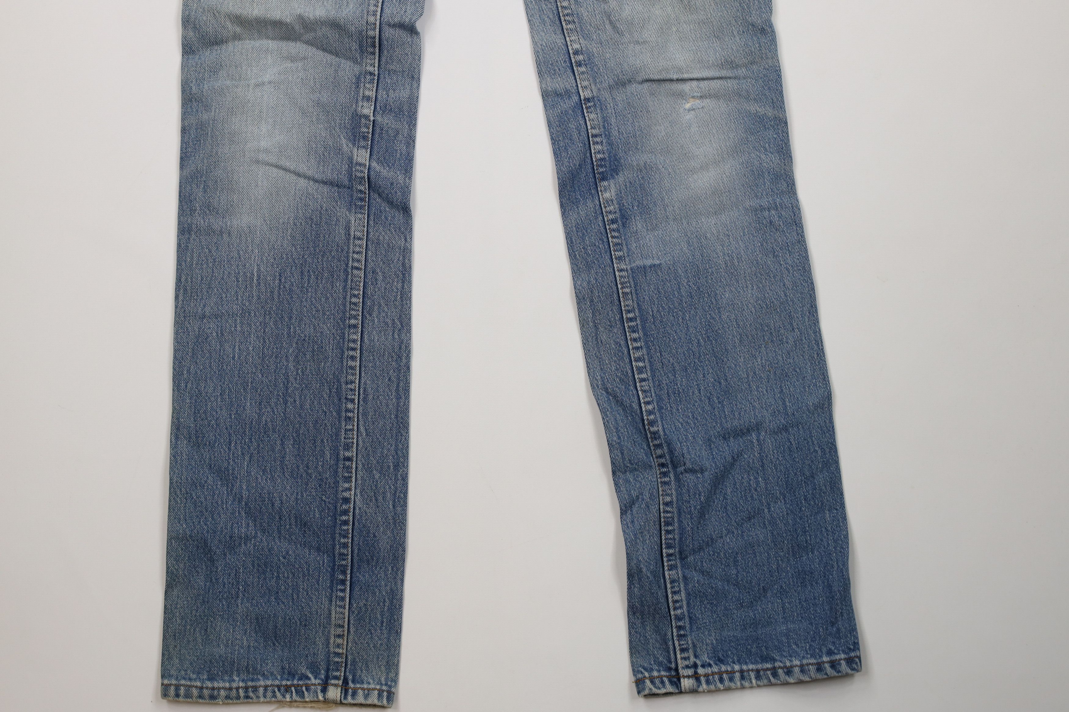 Vintage Vintage 70s Streetwear Straight Leg Denim Jeans Blue USA Size US 30 / EU 46 - 4 Thumbnail