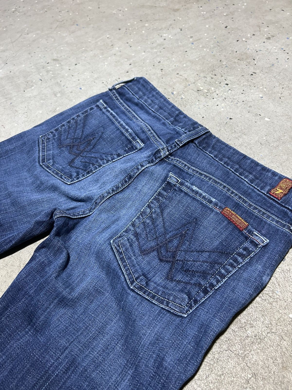 7 For All Mankind “A” Pocket 7 For All Mankind Bootcut Jeans, Women Sz 28 Size 28" / US 6 / IT 42 - 7 Thumbnail