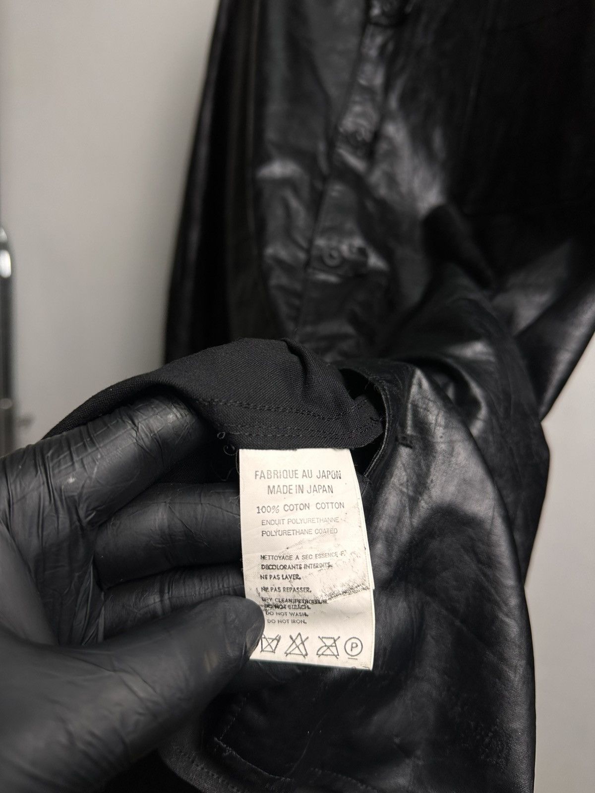 Yohji Yamamoto Y’s for Men Coated Polyurethane Jacket Size US L / EU 52-54 / 3 - 10 Thumbnail