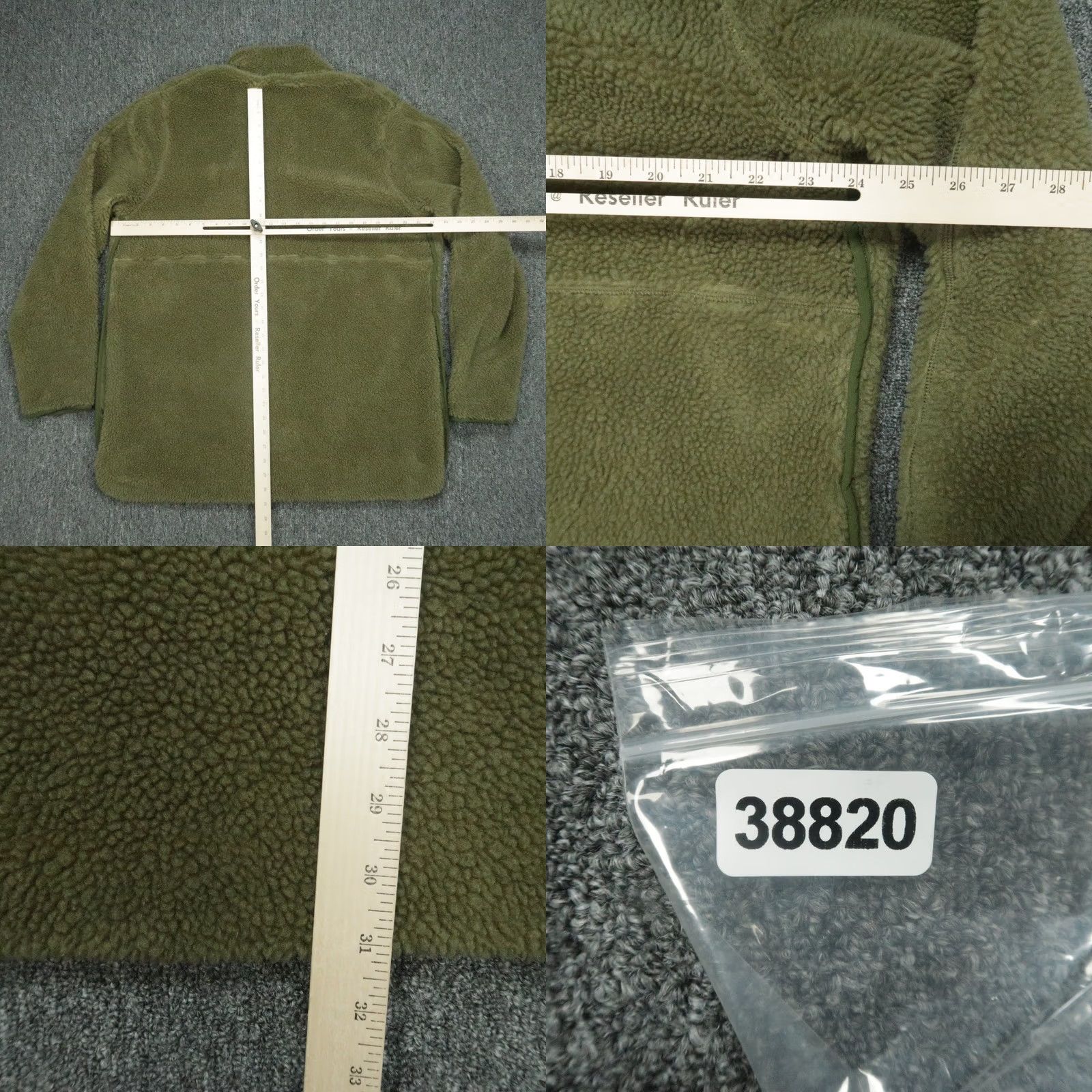 Nike Nike Sweater Mens Large Olive Green 1/2 Zip Fleece Pullover Mock Neck Pockets Athletic Shirt Sweatshirt Size US L / EU 52-54 / 3 - 8 Thumbnail