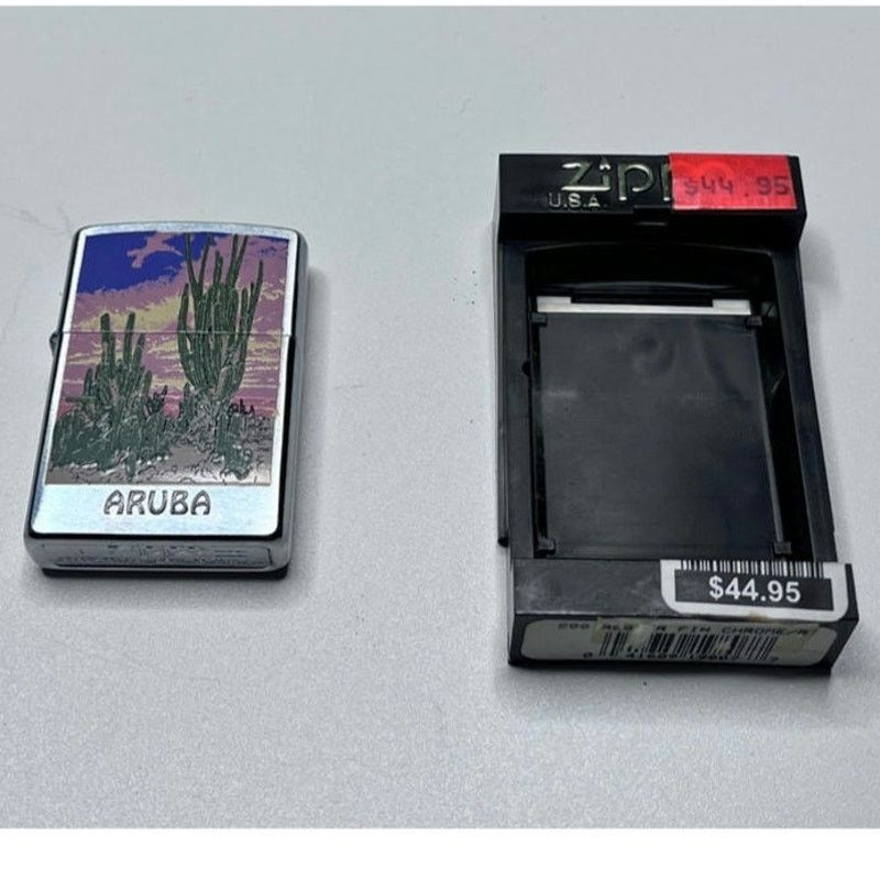 Zippo VINTAGE ZIPPO LIGHTER ARUBA 1999 - MIB Size ONE SIZE - 5 Thumbnail