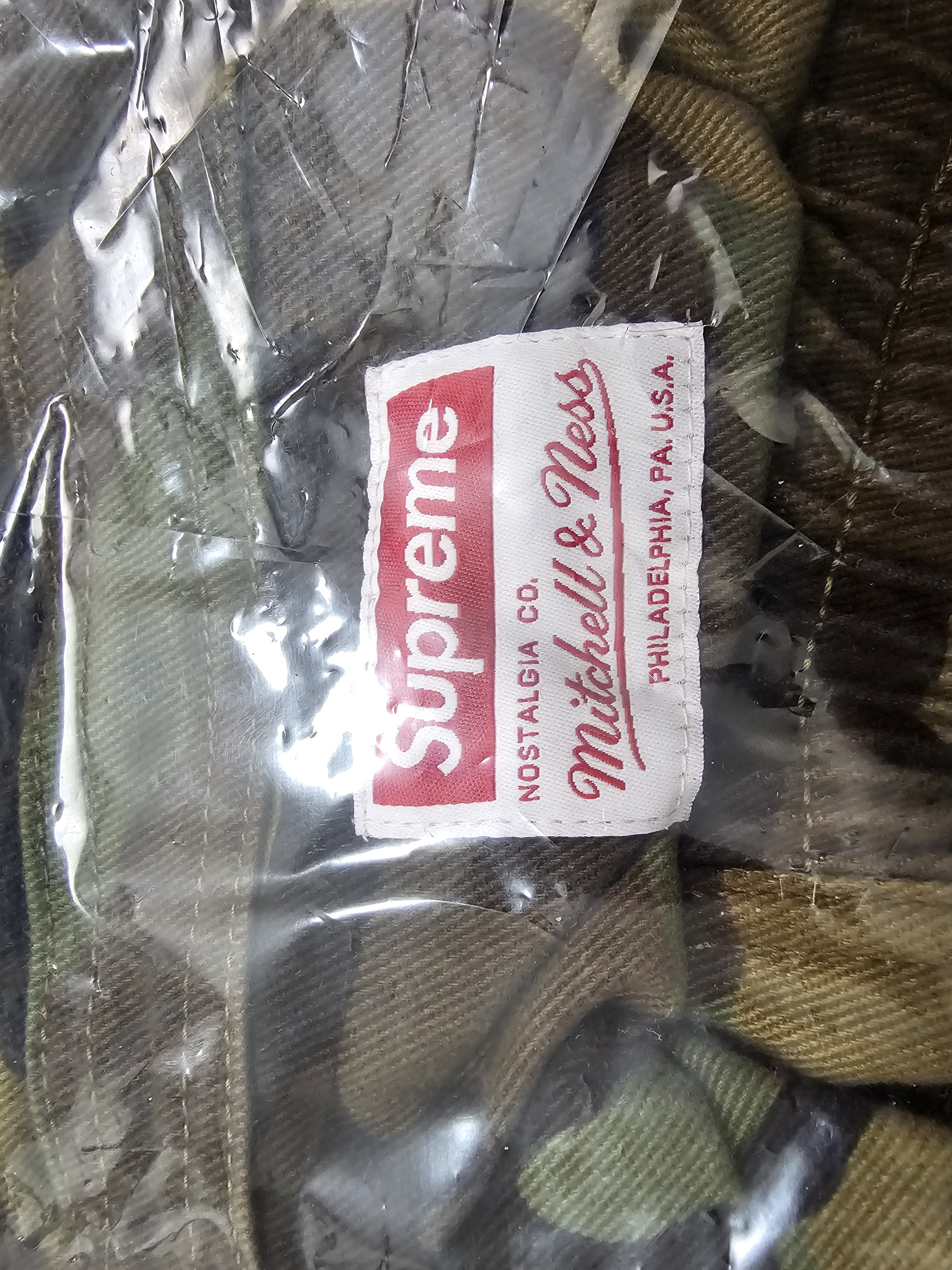 Supreme Supreme/Mitchell & Ness Twill Stadium Jacket - Camo FW24 Size US M / EU 48-50 / 2 - 10 Thumbnail