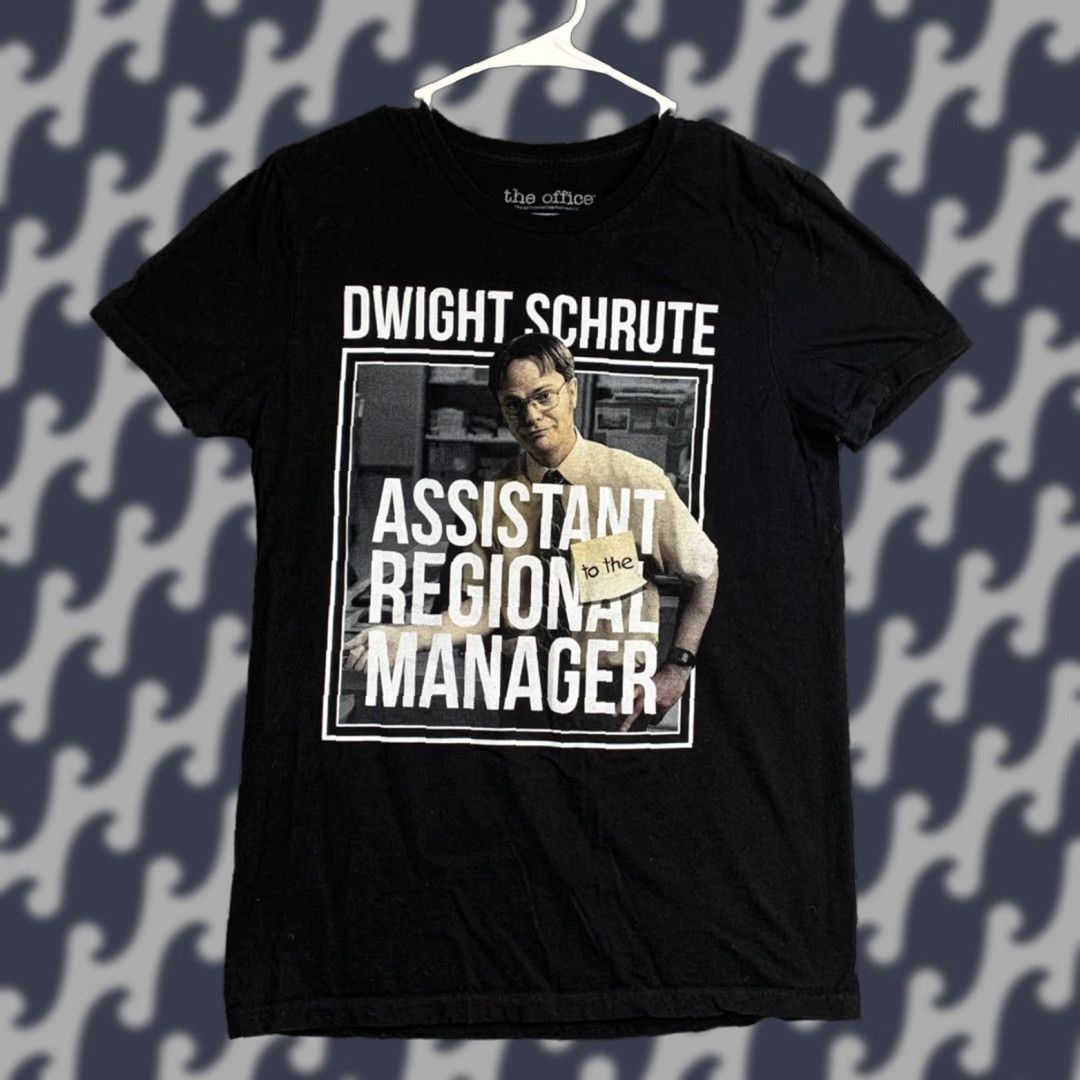 Vintage The Office Shirt Womens Small Black DWIGHT SCHRUTE TV Show Fanwear Tee Shirt Size S / US 4 / IT 40 - 1 Thumbnail