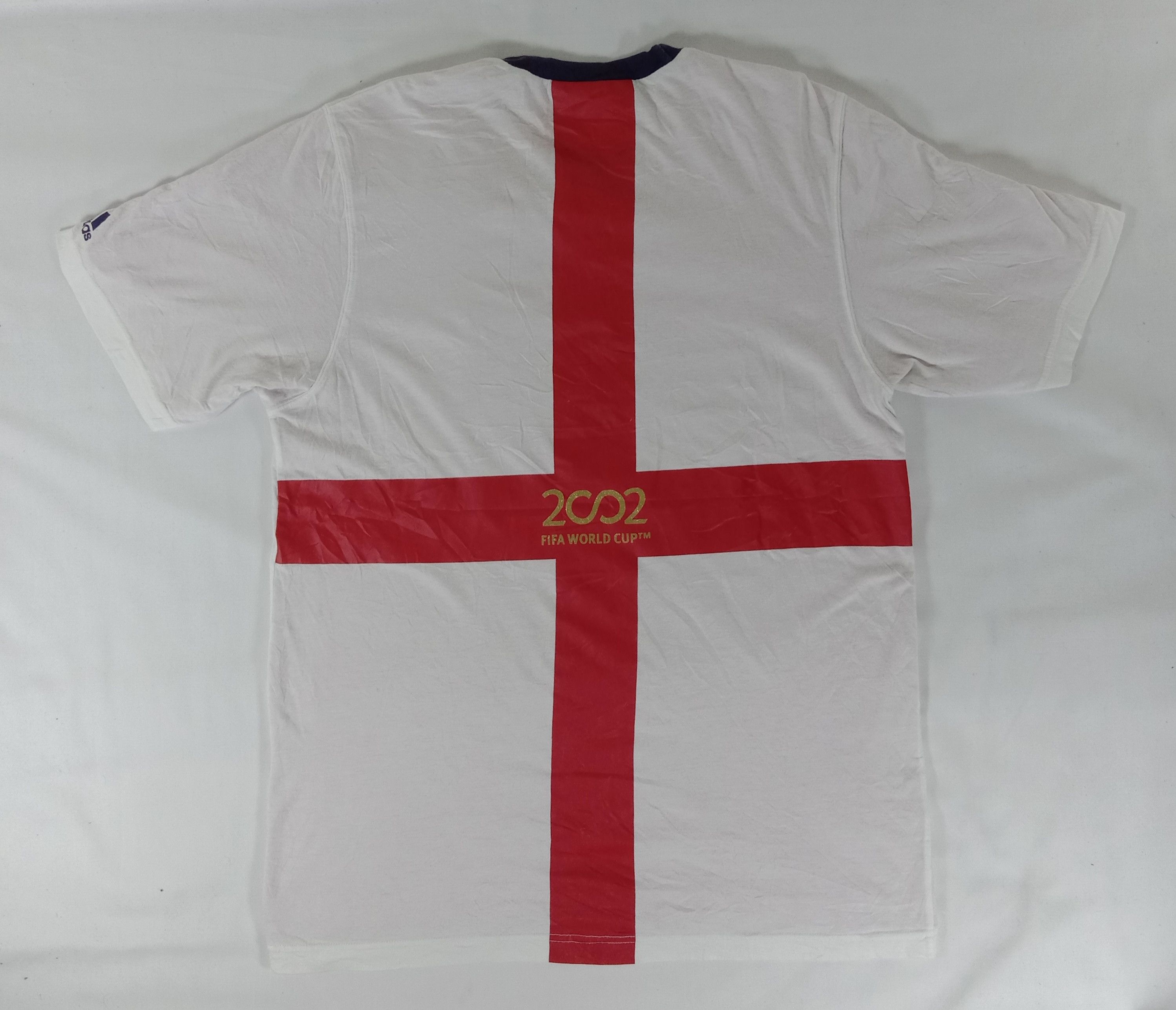 Adidas Vintage Adidas England 2002 Fifa World Cup Reversible Tee Size US L / EU 52-54 / 3 - 7 Thumbnail