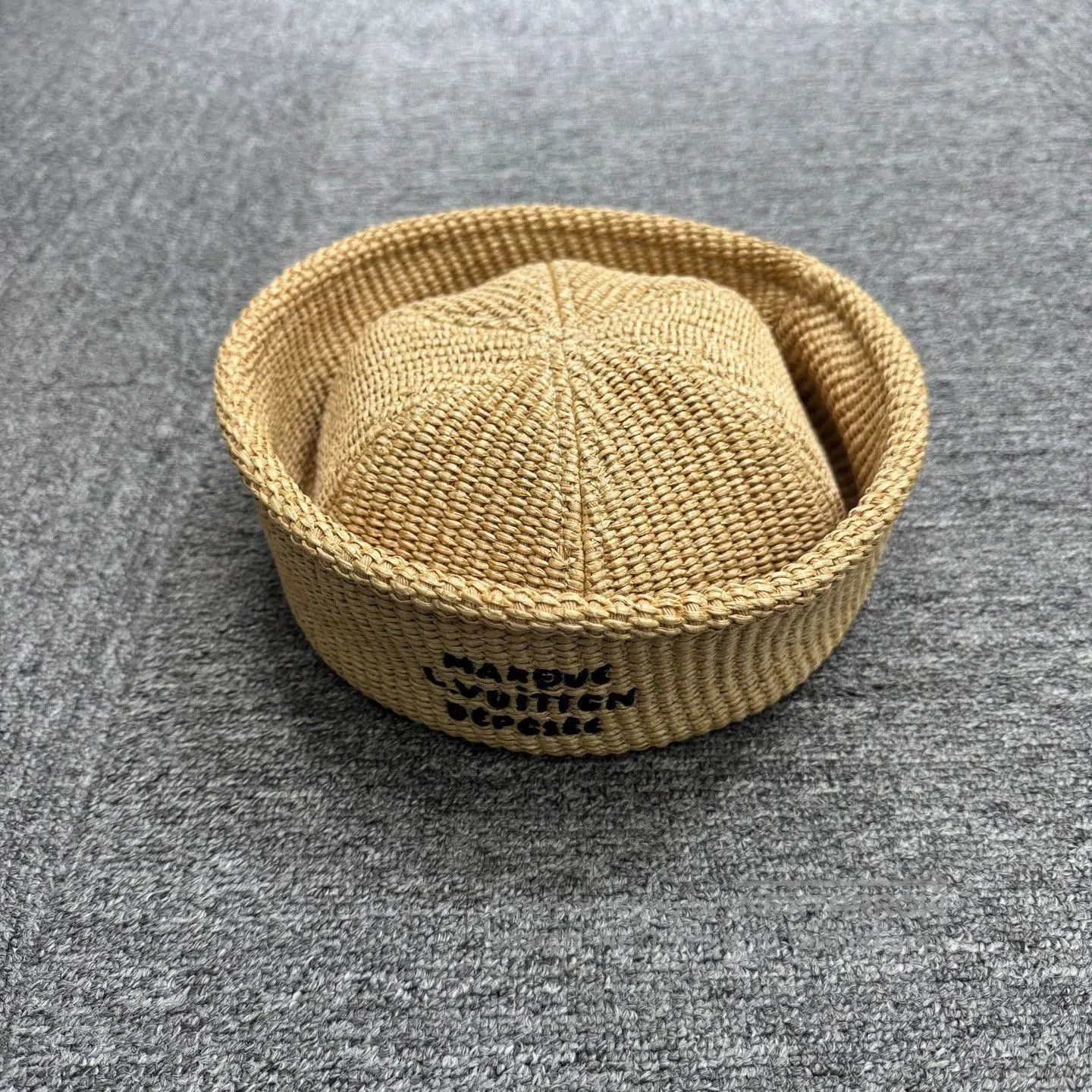 Louis Vuitton Beige Woven Straw Hat. Size ONE SIZE - 2 Thumbnail