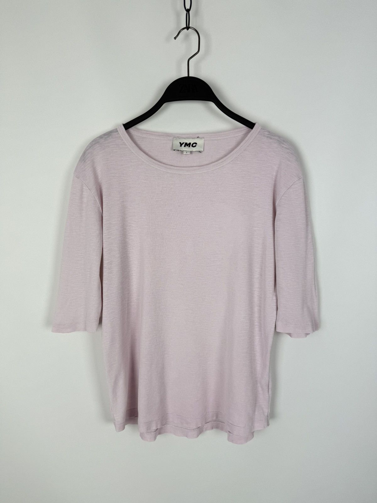 YMC YMC Organic Cotton Light Pink Half Sleeve Shirt Size L / US 10 / IT 46 - 3 Thumbnail
