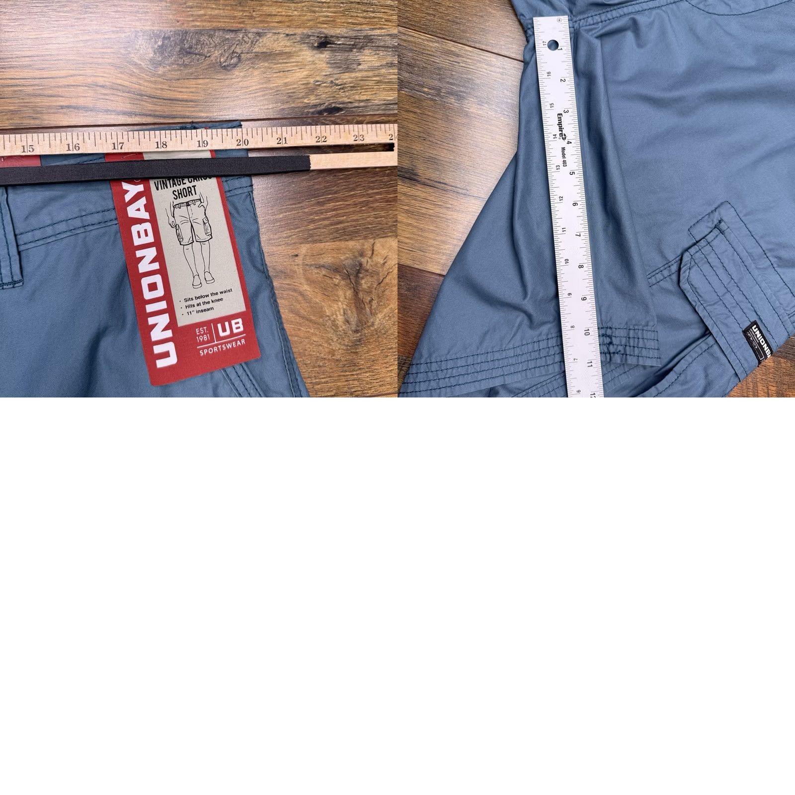 Vintage Union Bay Vintage Cargo Shorts Mens 38 Tidal Wave Blue Mason New Size US 38 / EU 54 - 9 Thumbnail