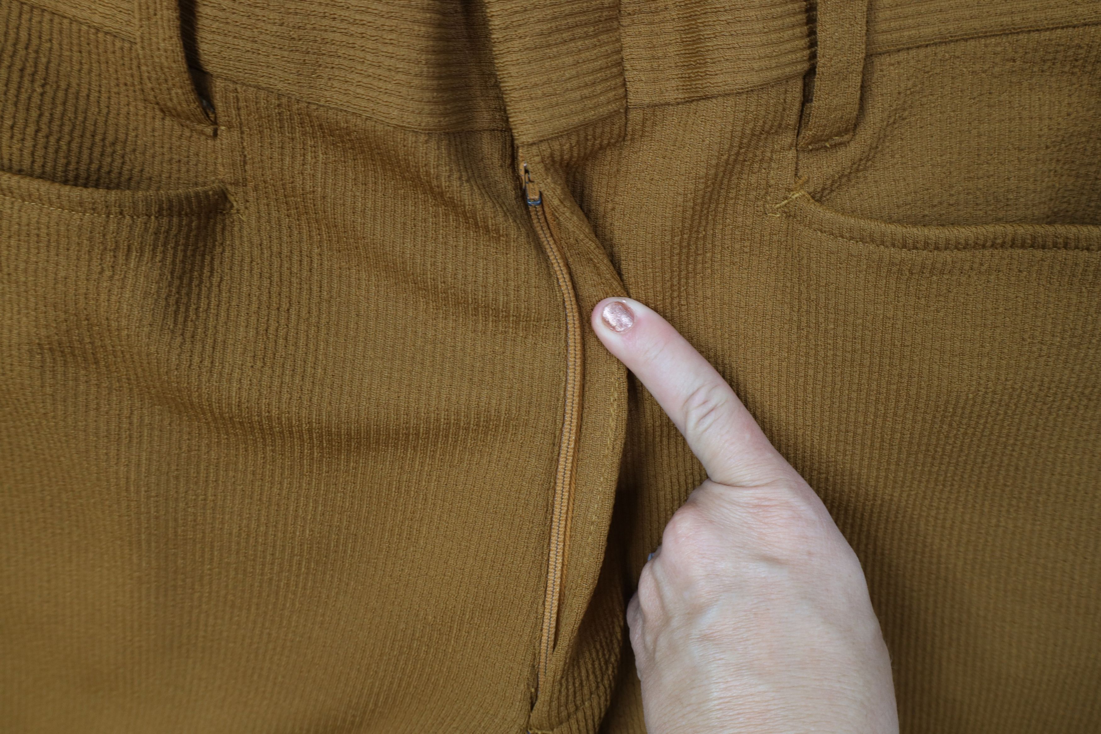 Vintage Vintage 70s Streetwear Ribbed Double Knit Bell Bottoms Pants Size US 34 / EU 50 - 6 Thumbnail