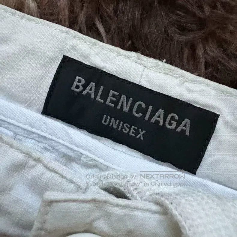 Balenciaga Balenciaga size XS White Distressed Destroyed Cargo Work P Size US 27 - 3 Thumbnail