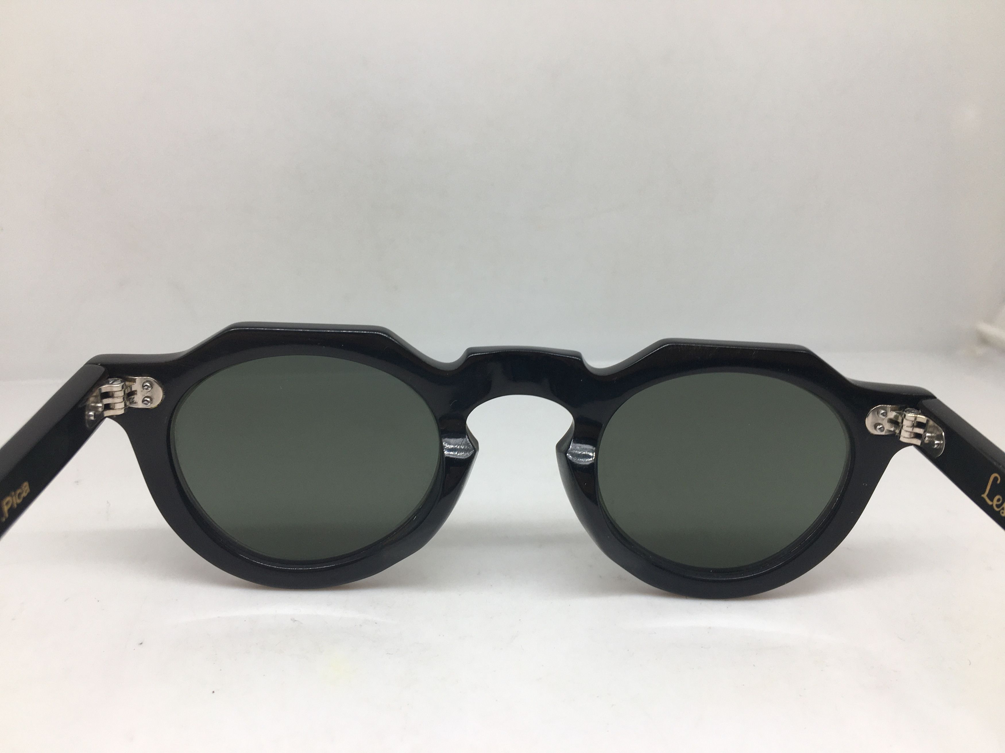 Lesca Lunetier Lesca Lunetier Genuine Horn PICA Architect Sunglasses Size ONE SIZE - 5 Thumbnail