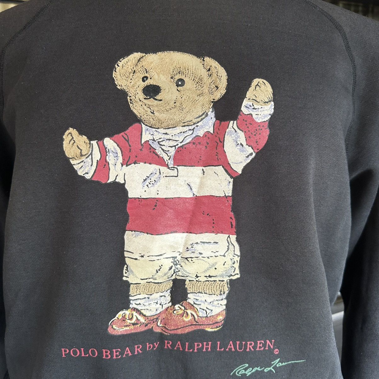 Polo Ralph Lauren Vintage Polo Bear By Ralph Lauren Crewneck Sweatshirt Size US L / EU 52-54 / 3 - 4 Thumbnail