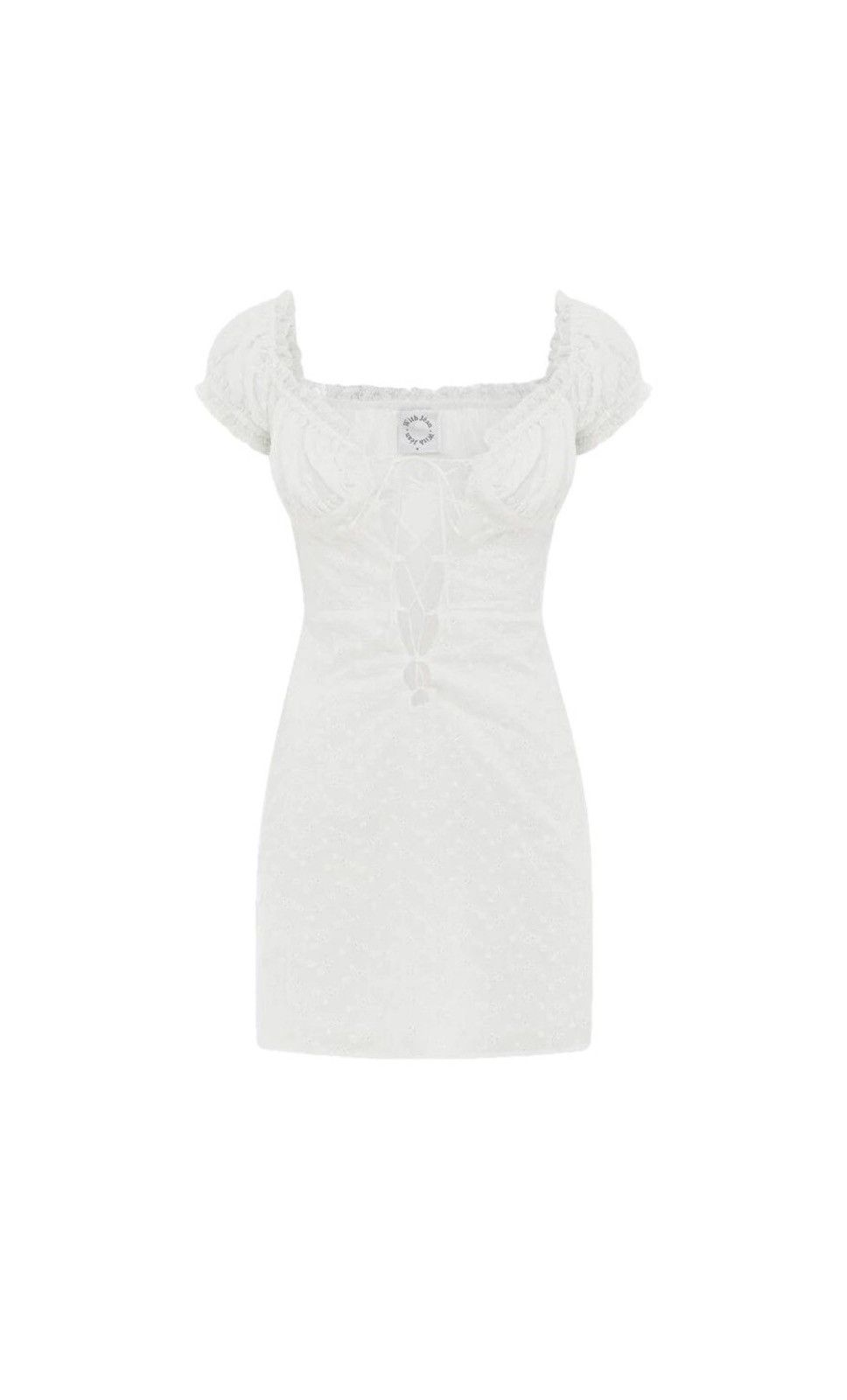 image of With Jan Gorgeous With Jean Dress M in White, Women's (Size Medium)