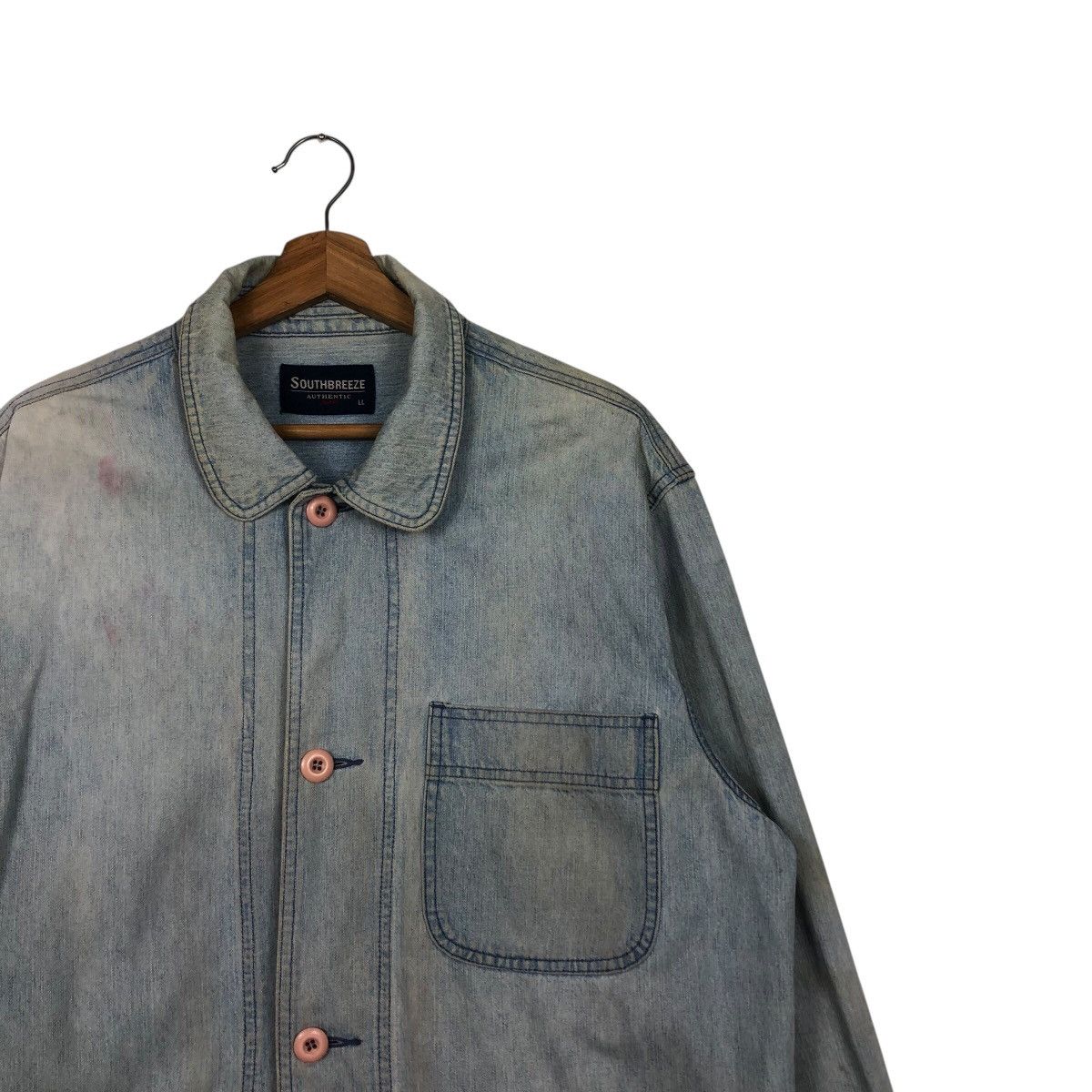 Japanese Brand 📌Vintage Chore Worker Jacket Southbreeze Issey Miyake Size US L / EU 52-54 / 3 - 8 Thumbnail