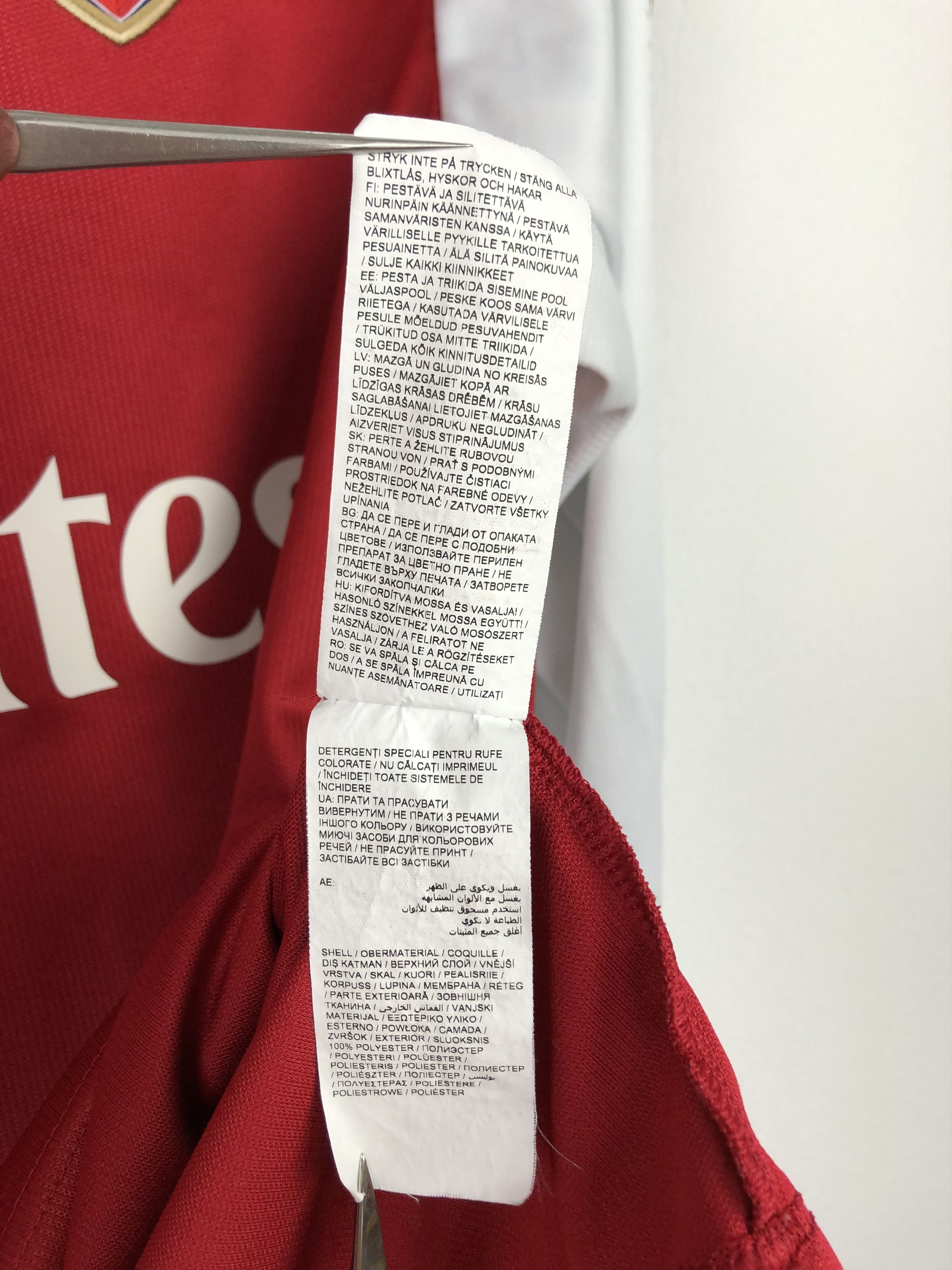 Other Arsenal football shirt Soccer Long Sleeve Jersey Tee Hype Size US M / EU 48-50 / 2 - 10 Thumbnail