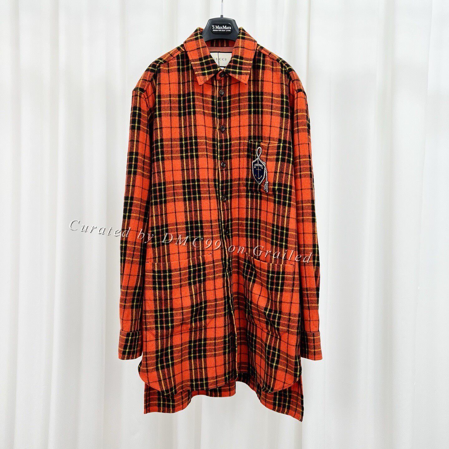 Gucci Gucci Anchor Logo Plaid Shirt Size US M / EU 48-50 / 2 - 1 Thumbnail