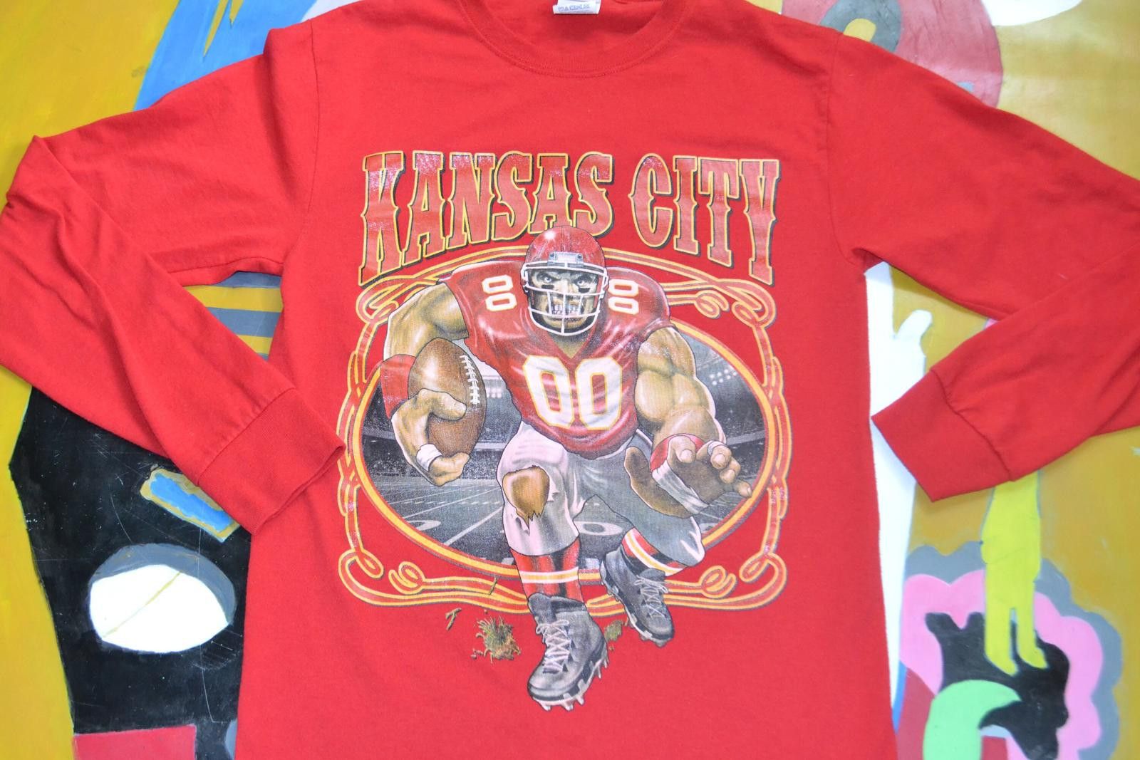 Unknown London Vintage Kansas City Long Sleeve T-Shirt Size US L / EU 52-54 / 3 - 1 Thumbnail