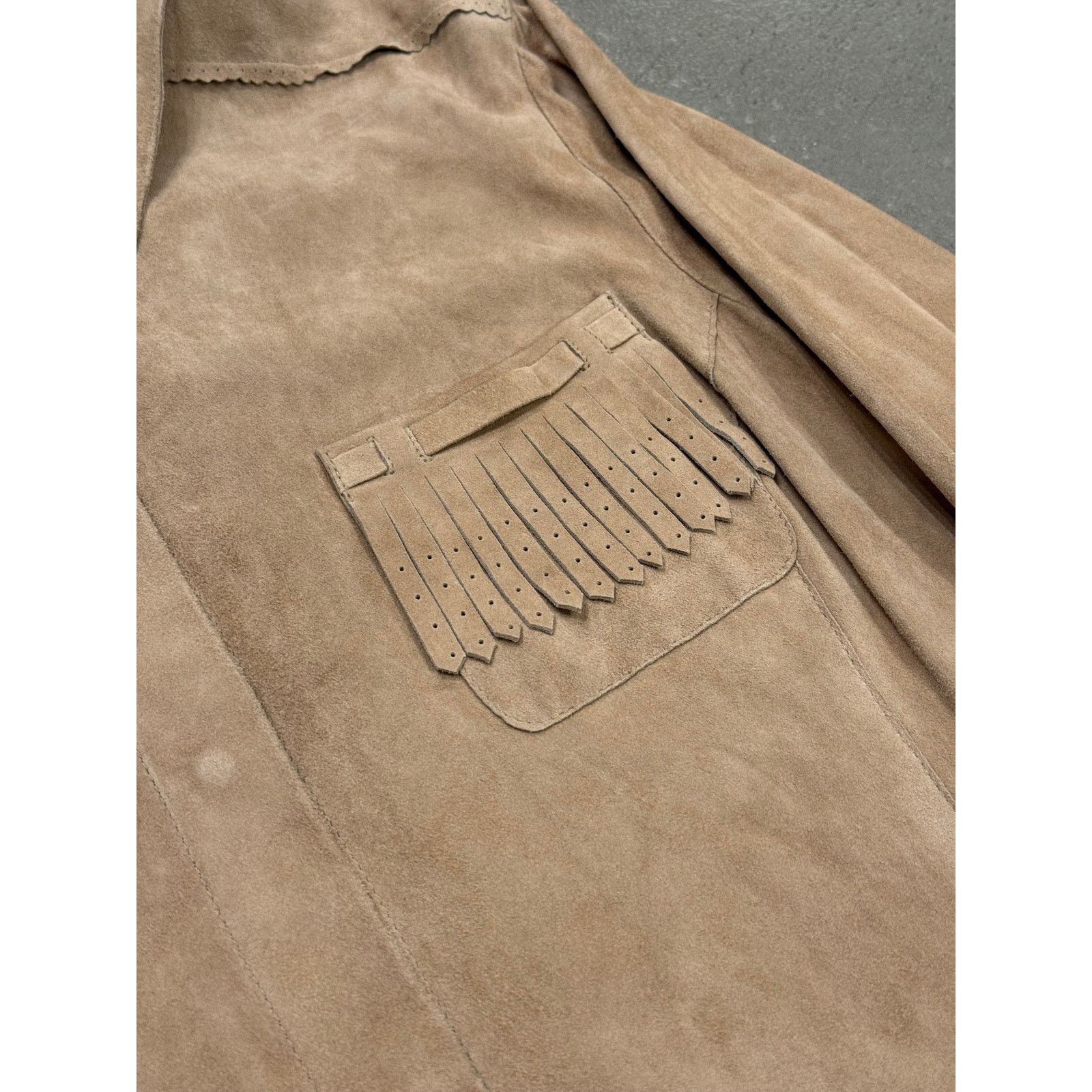 Thierry Mugler 2000s Mugler western suede shirt Size M / US 6-8 / IT 42-44 - 4 Thumbnail