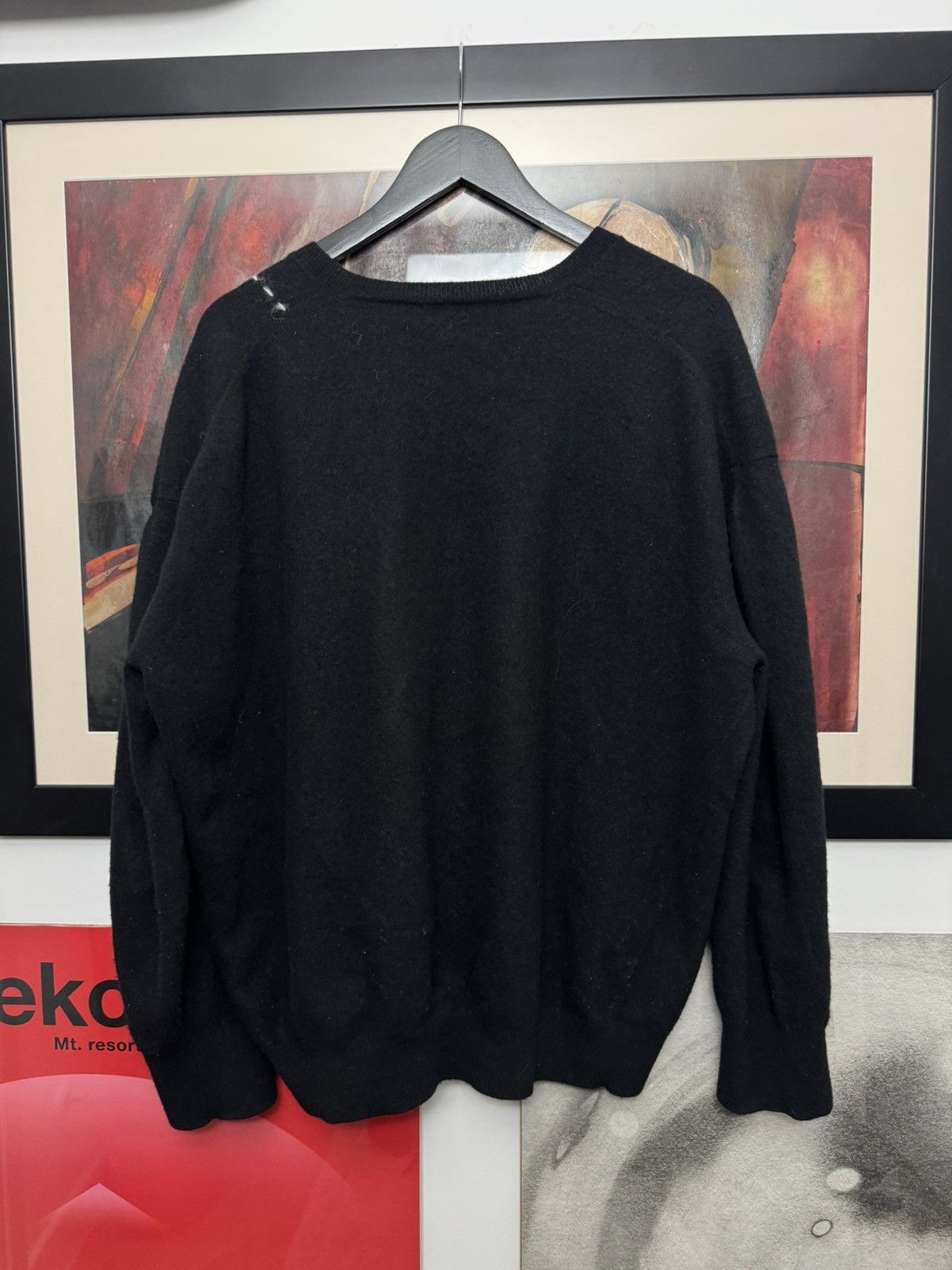 Ann Demeulemeester Ann Demeulemeester Mohair Knitted Sweater Designer Rare Size US M / EU 48-50 / 2 - 4 Thumbnail