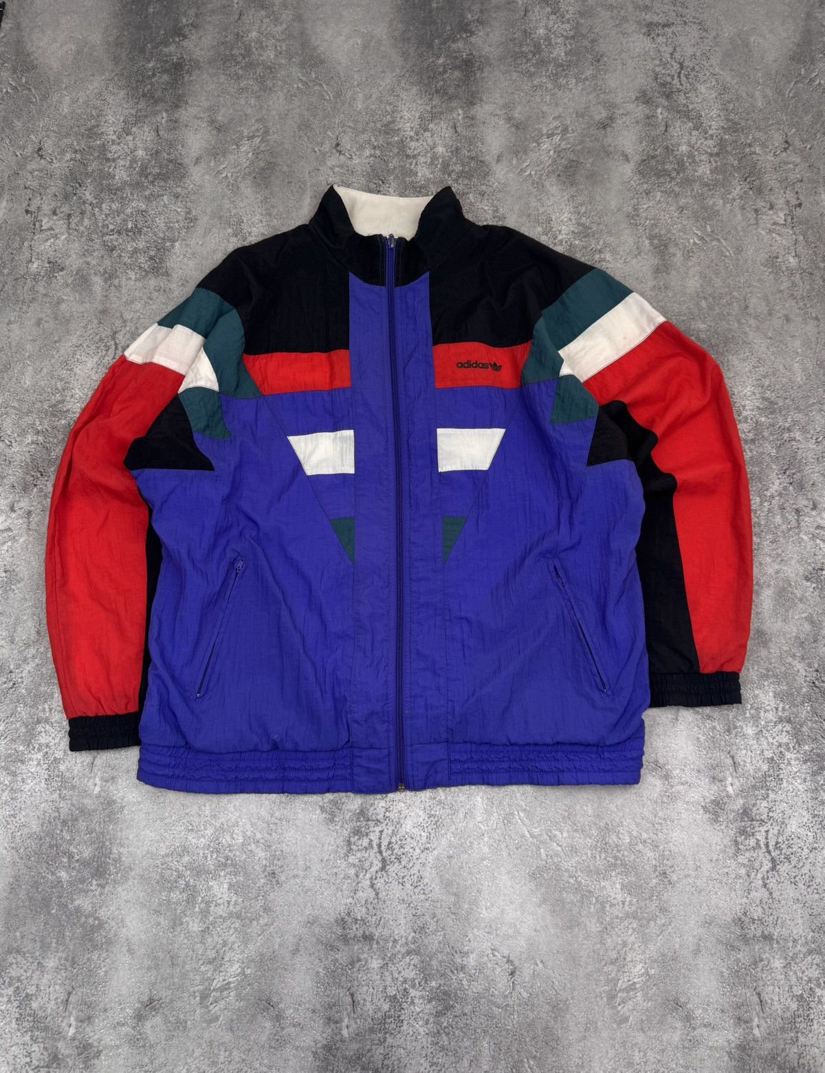 Adidas Adidas 90s Retro Men Tracksuit Set Purple Jacket + Pants Size US 30 / EU 46 - 2 Thumbnail