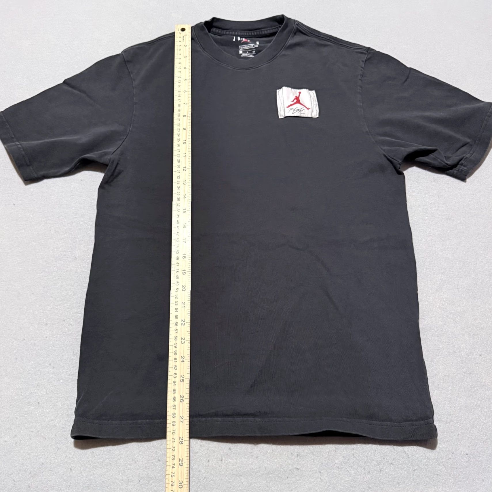 Nike Nike Air Jordan Flight Essentials Logo Patch T-Shirt Black Small Mens Nike Shirt Black Logo Patch Short Sleeve Crew Neck Standard Fit Vintage: No Size US S / EU 44-46 / 1 - 6 Thumbnail