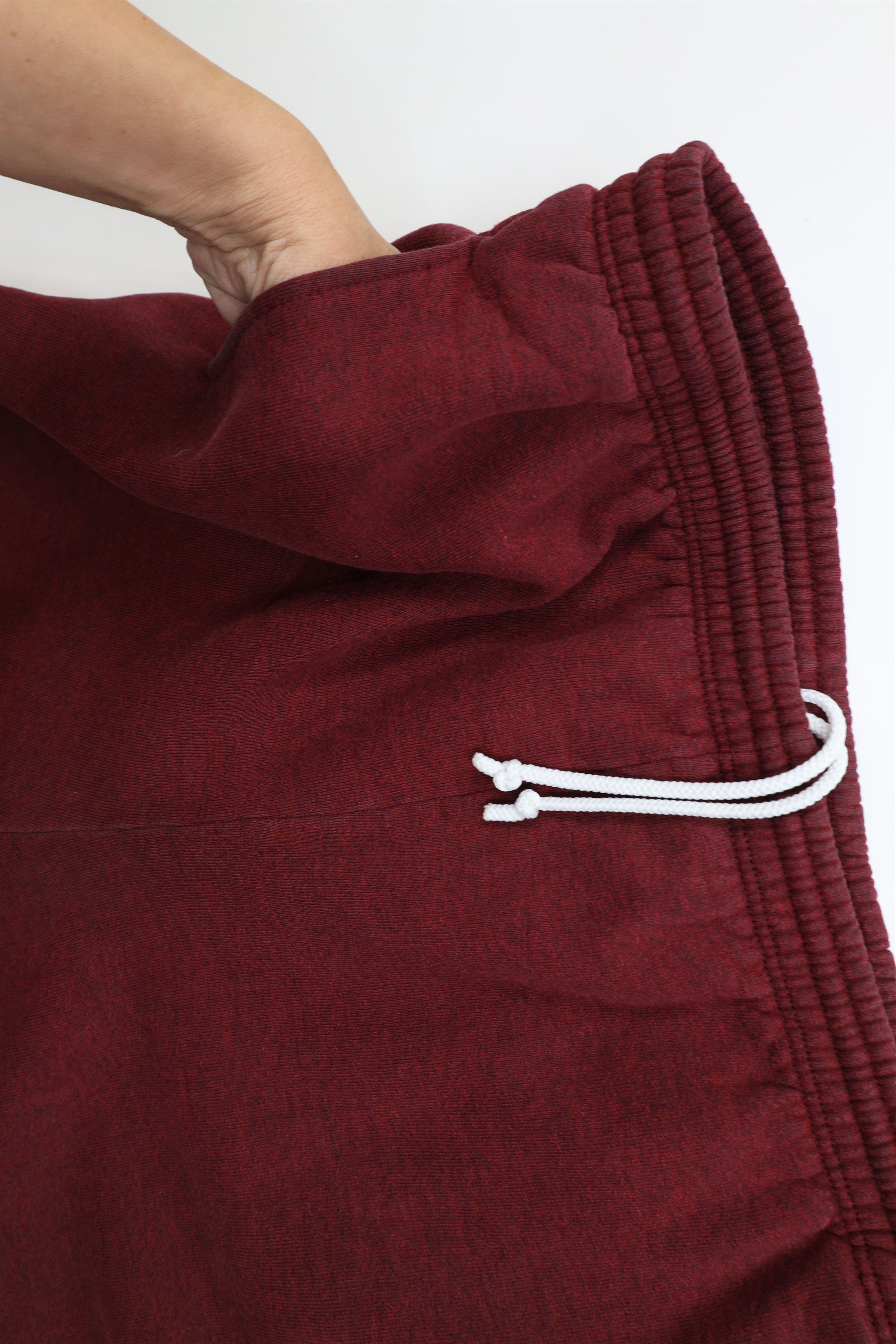 Vintage Vintage 90s Streetwear Heavyweight Sweatpants Joggers Red Size US 38 / EU 54 - 7 Thumbnail