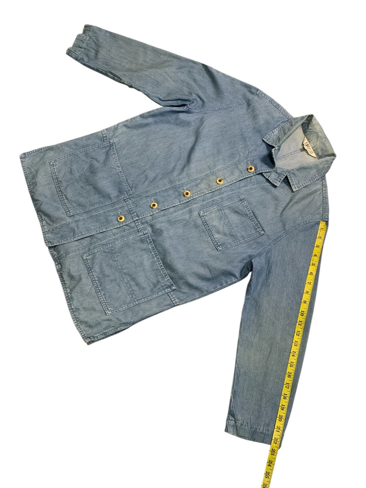 RENOWN Rare Vintage Simple Life Renown Soft Denim Chore Jackets Size US L / EU 52-54 / 3 - 13 Thumbnail