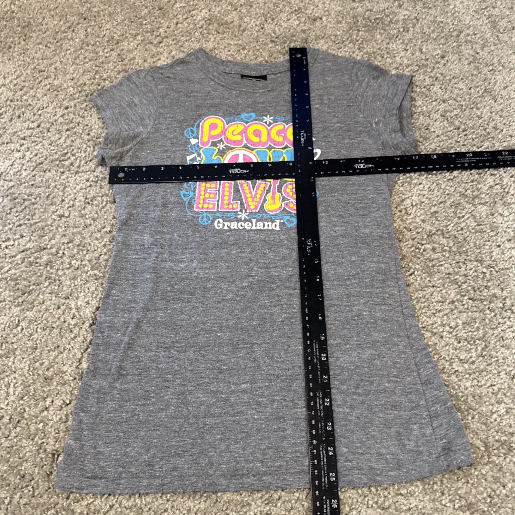 Vintage VINTAGE 1999 Peace Love Elvis Presley Graceland Womens T-Shirt Top Large Size L / US 10 / IT 46 - 6 Thumbnail