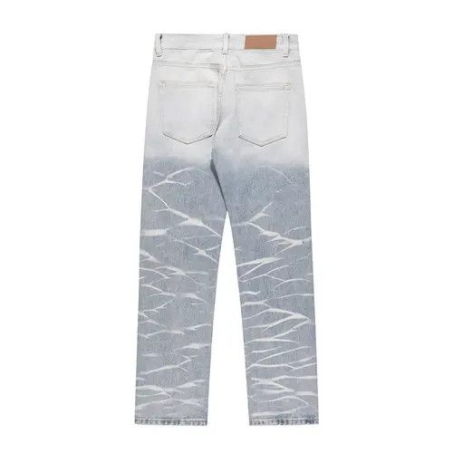 Jean fade washed pattern jeans Size US 32 / EU 48 - 5 Thumbnail