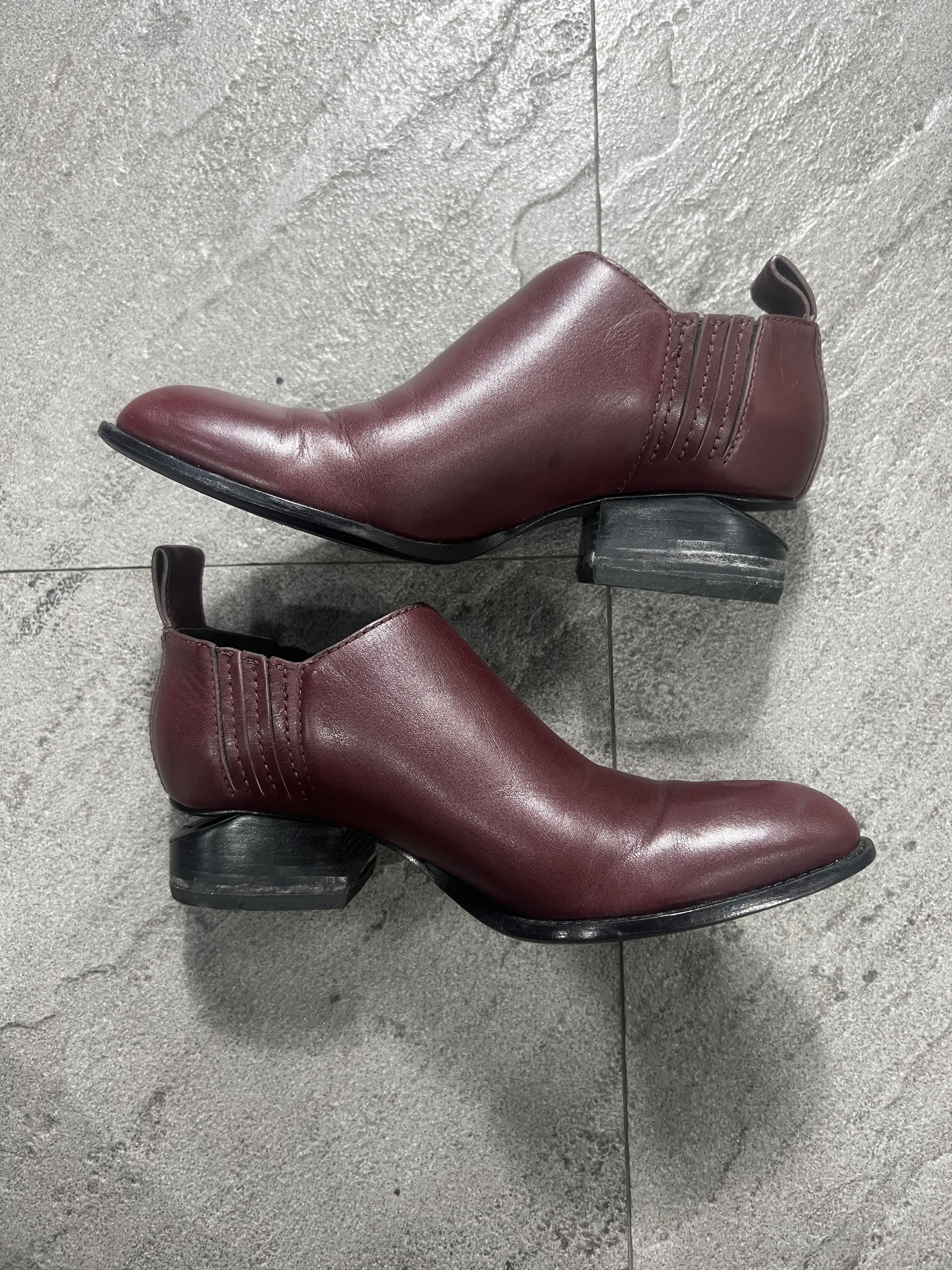 Alexander Wang Alexander Wang Kori Oxblood Leather Boots 36.5 Size US 6.5 / IT 36.5 - 6 Thumbnail
