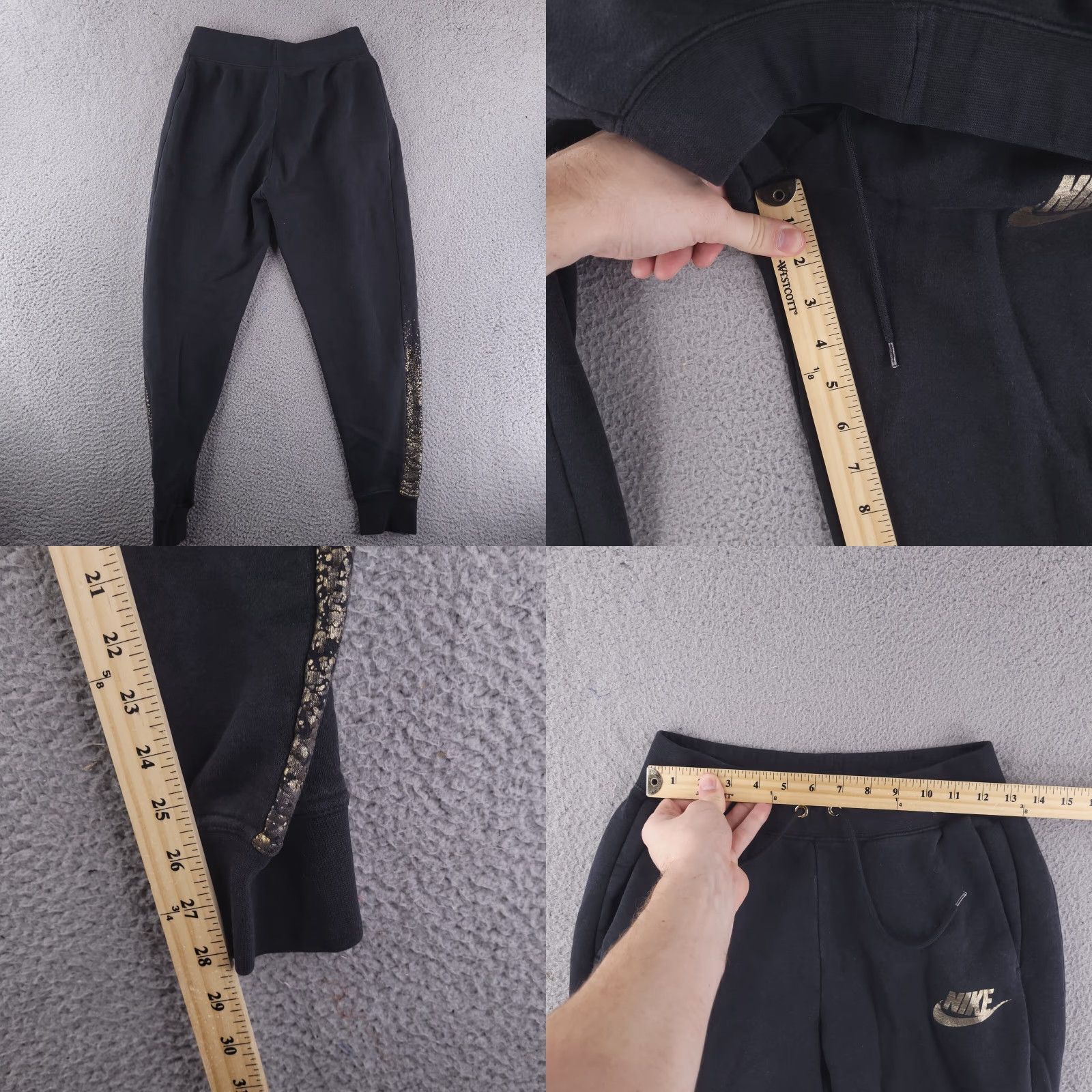 Nike Nike Slim Fit Jogger Pants Mens S Black Sweatpants - Activewear, Inseam 28in, Regular Size, Black Jogger, Men’s Nike Pants Size US 29 - 8 Thumbnail