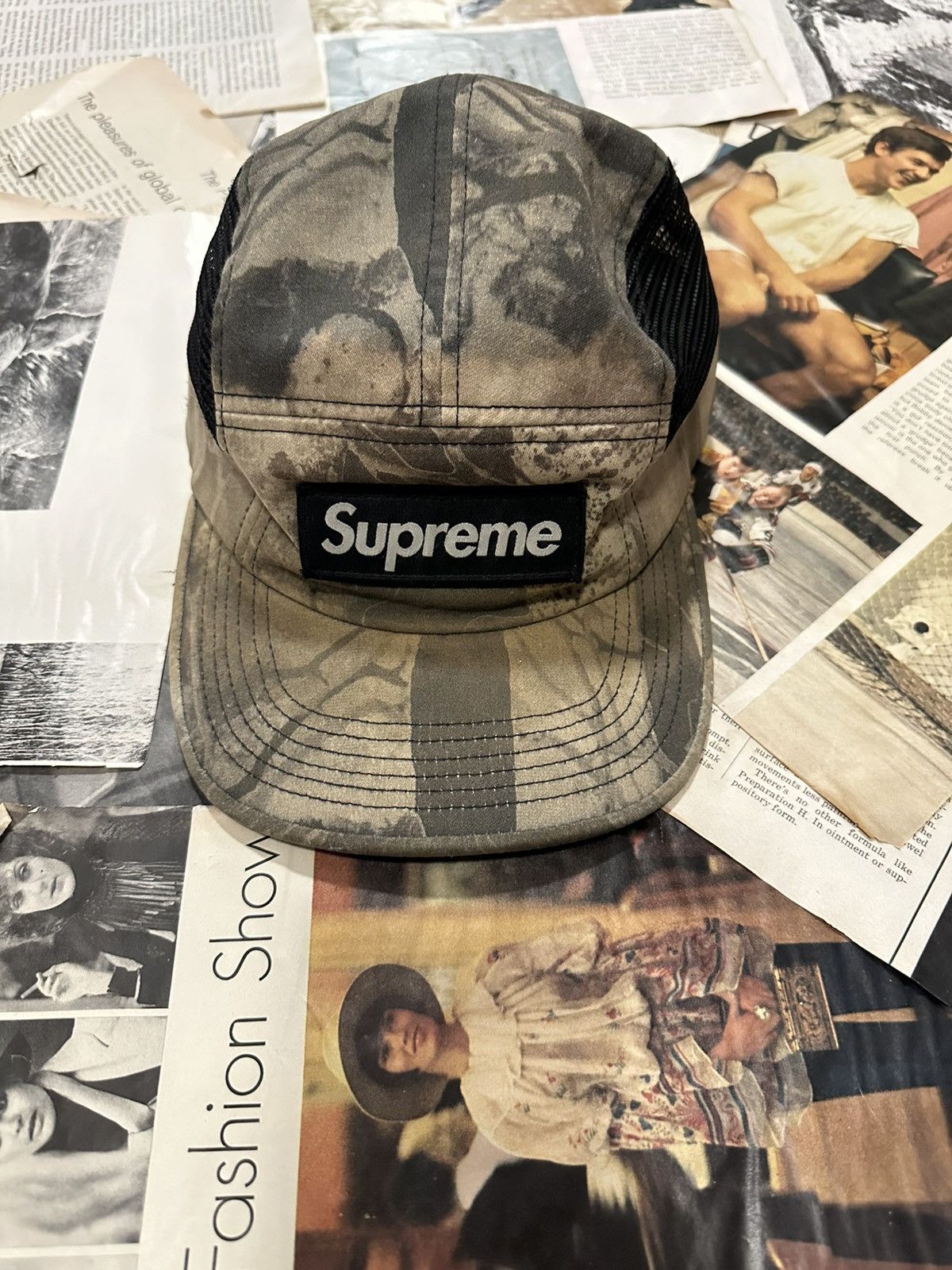 Other Supreme Camo Camp Hat Size ONE SIZE - 3 Thumbnail