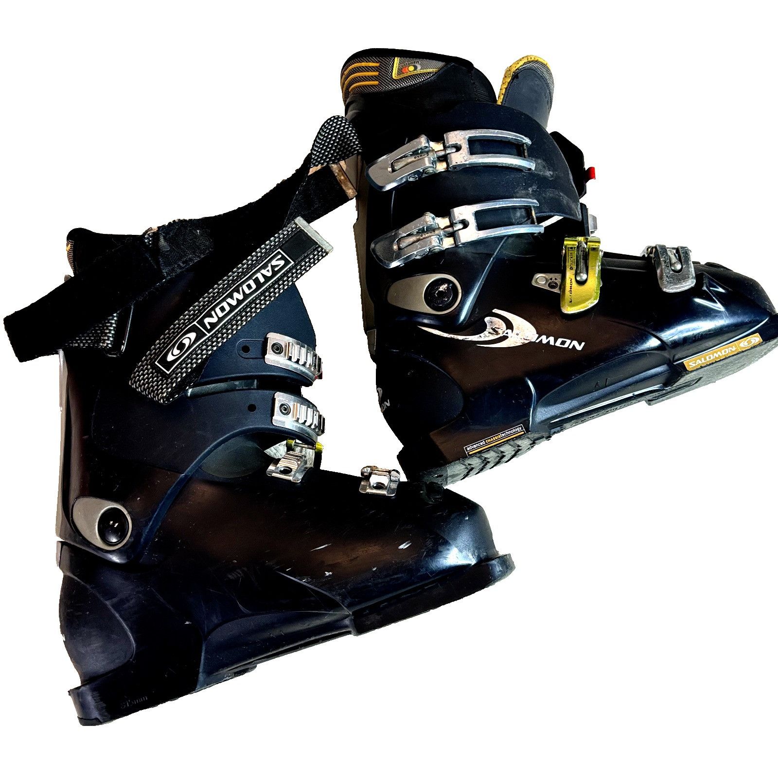 Salomon X-Wave 8.0 3D Buckle 315mm Black Downhill Ski Boots