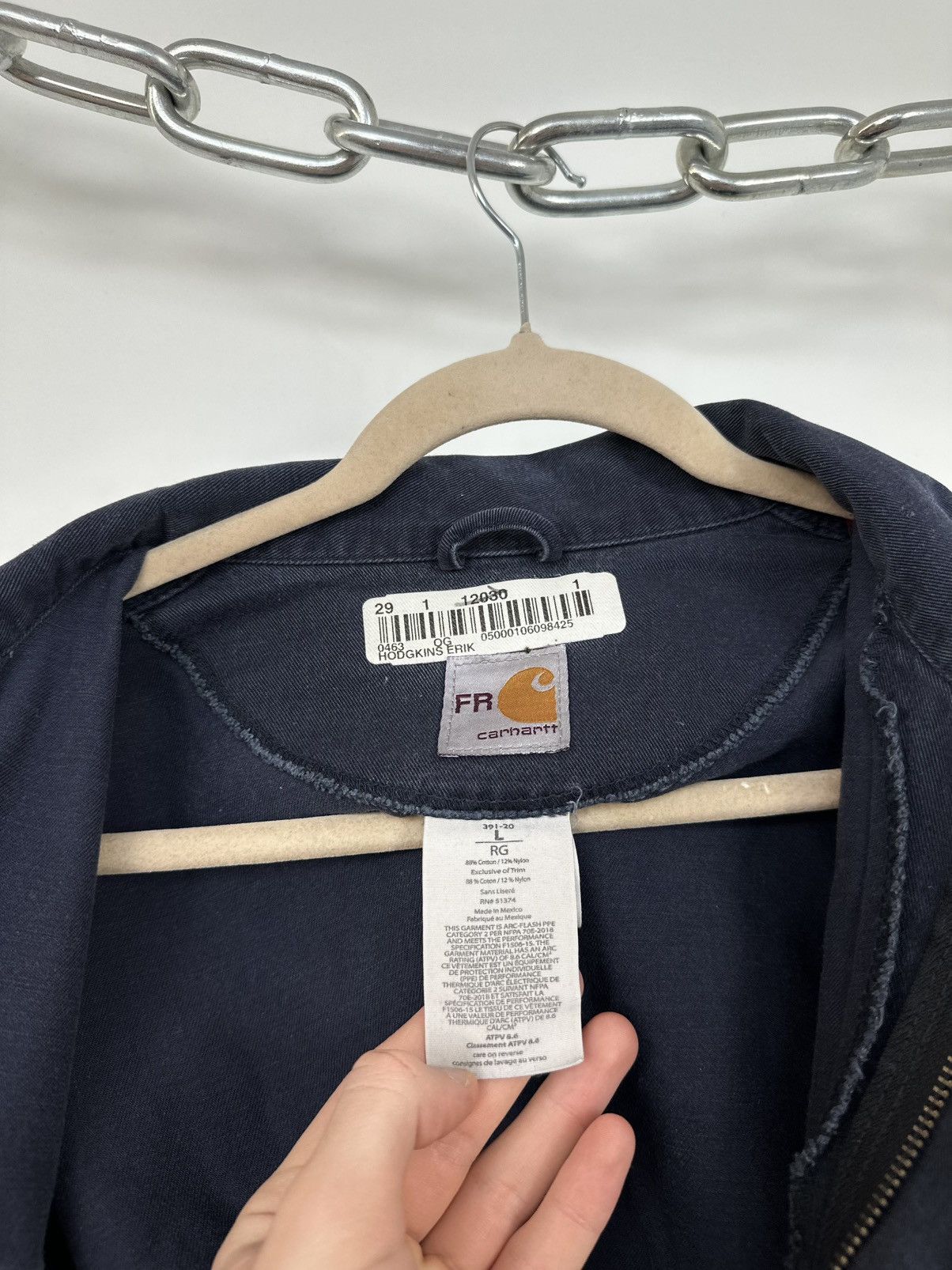 Carhartt Vintage 90s Carhartt Flame Resistant USA Cropped Work Jacket Size US M / EU 48-50 / 2 - 18 Thumbnail