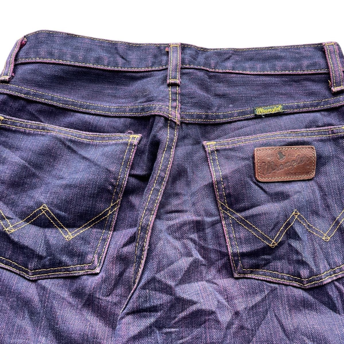 Japanese Brand × Wrangler Wrangler Flared Cut Red Washed Size 28" / US 6 / IT 42 - 4 Thumbnail