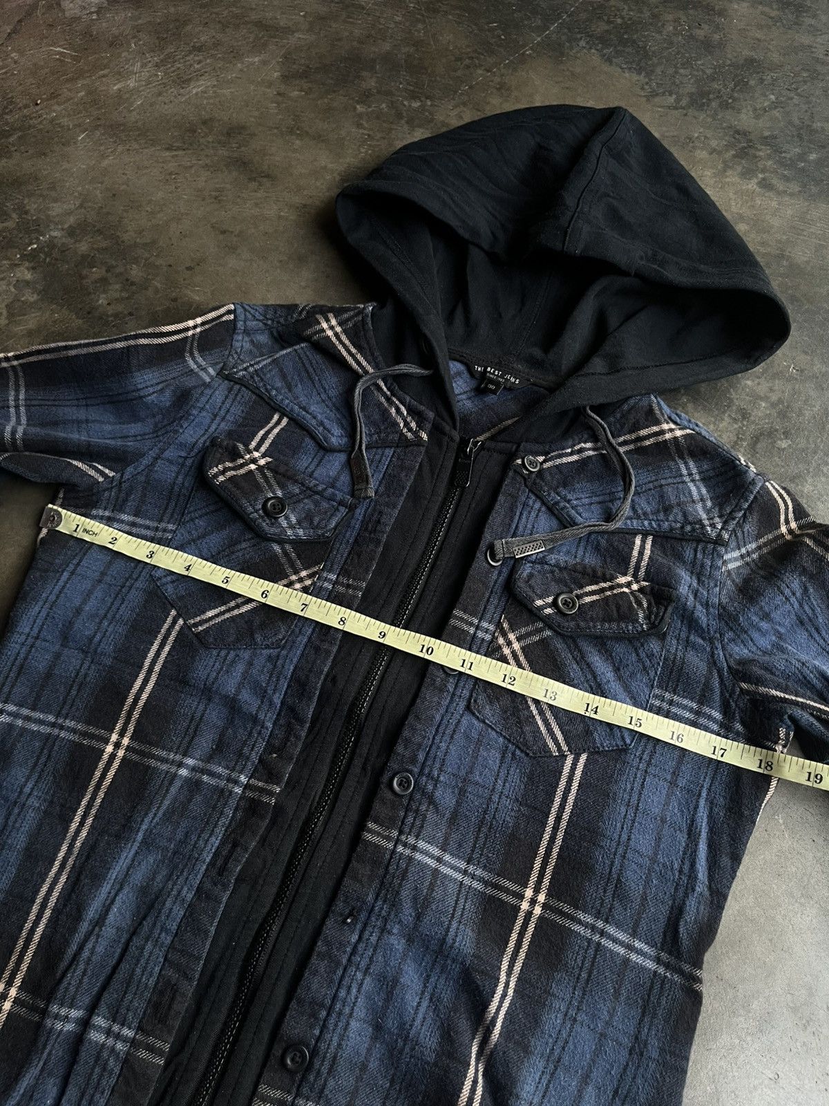 14th Addiction JAPANESE DOUBLE LAYER HOODIE SHIRTS FLANEL VKEI PUNK STYLE Size US S / EU 44-46 / 1 - 11 Thumbnail