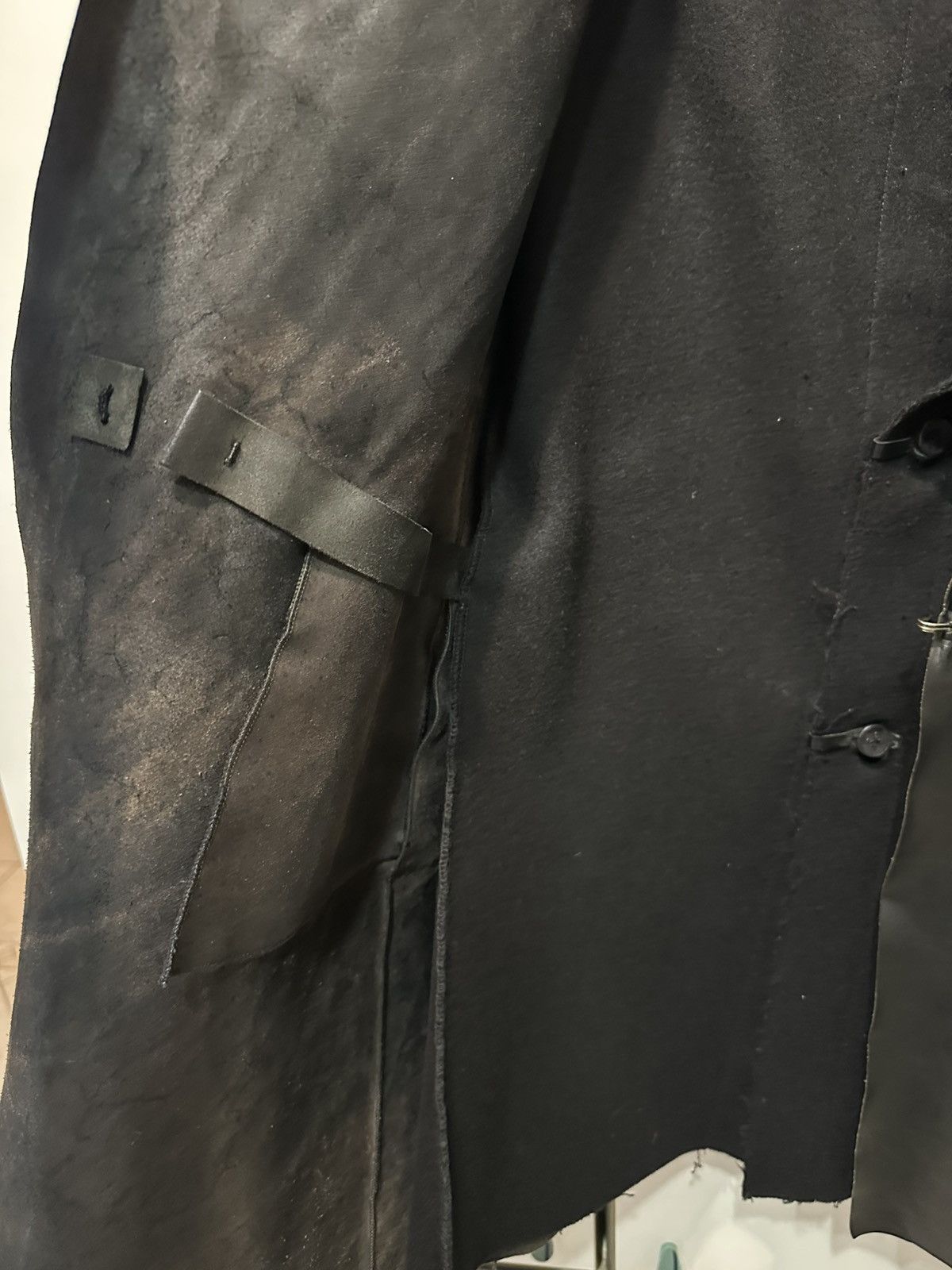 Ma+ Maurizio Amadei Leather Cashmere Jacket as new M size Size US S / EU 44-46 / 1 - 6 Thumbnail