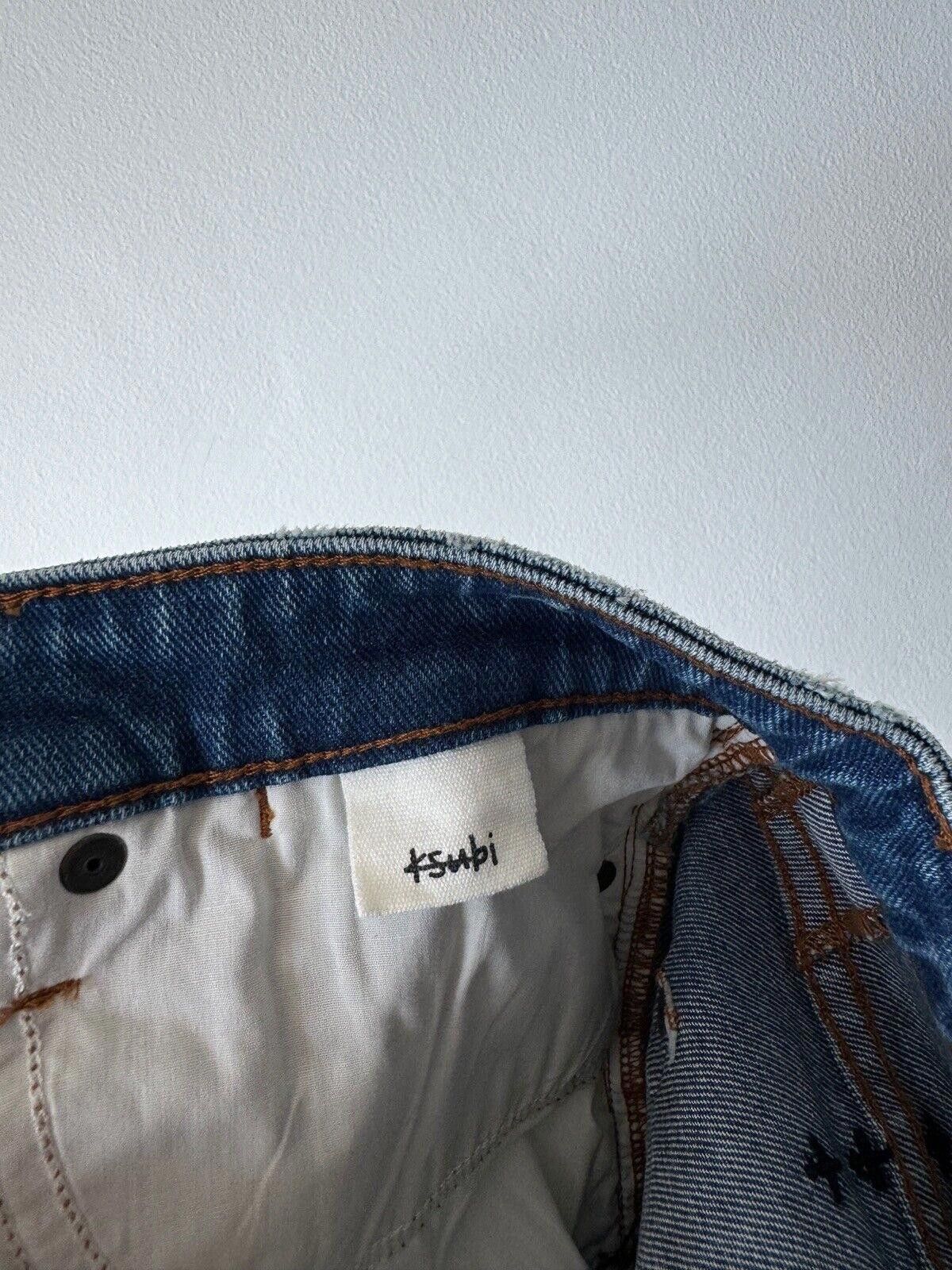 Ksubi Ksubi mens denim jean van winkle 32 blue enjoy responsibly Size US 32 / EU 48 - 8 Thumbnail