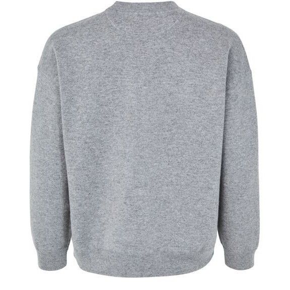 Max Mara MAX MARA Round Neck Gray Wool Sweater New & Authentic (Women Size S / US 4 / IT 40 - 2 Thumbnail