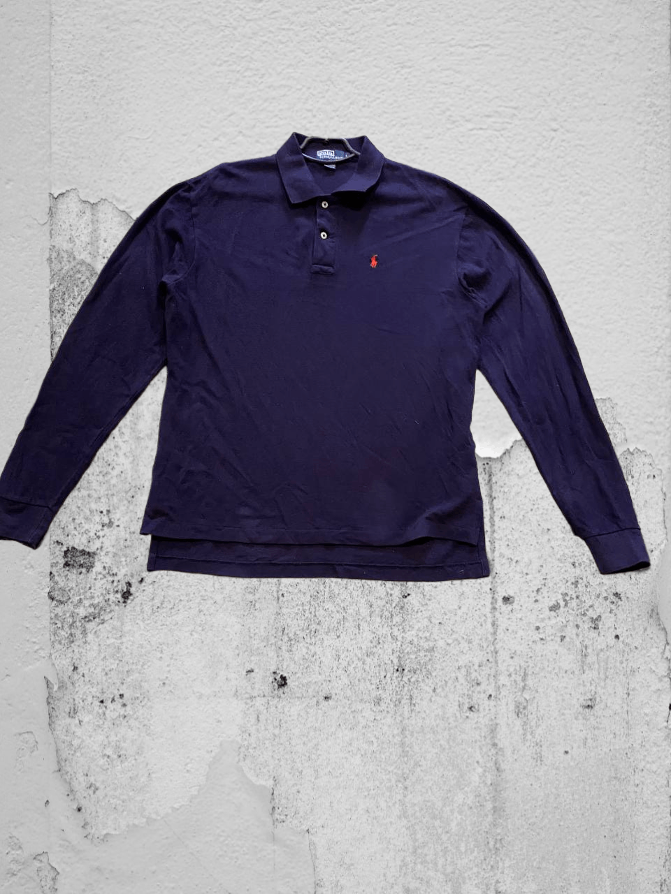 Polo Ralph Lauren Y2K Polo Ralph Lauren blue logo Vintage Long Sleeve Size US L / EU 52-54 / 3 - 1 Thumbnail