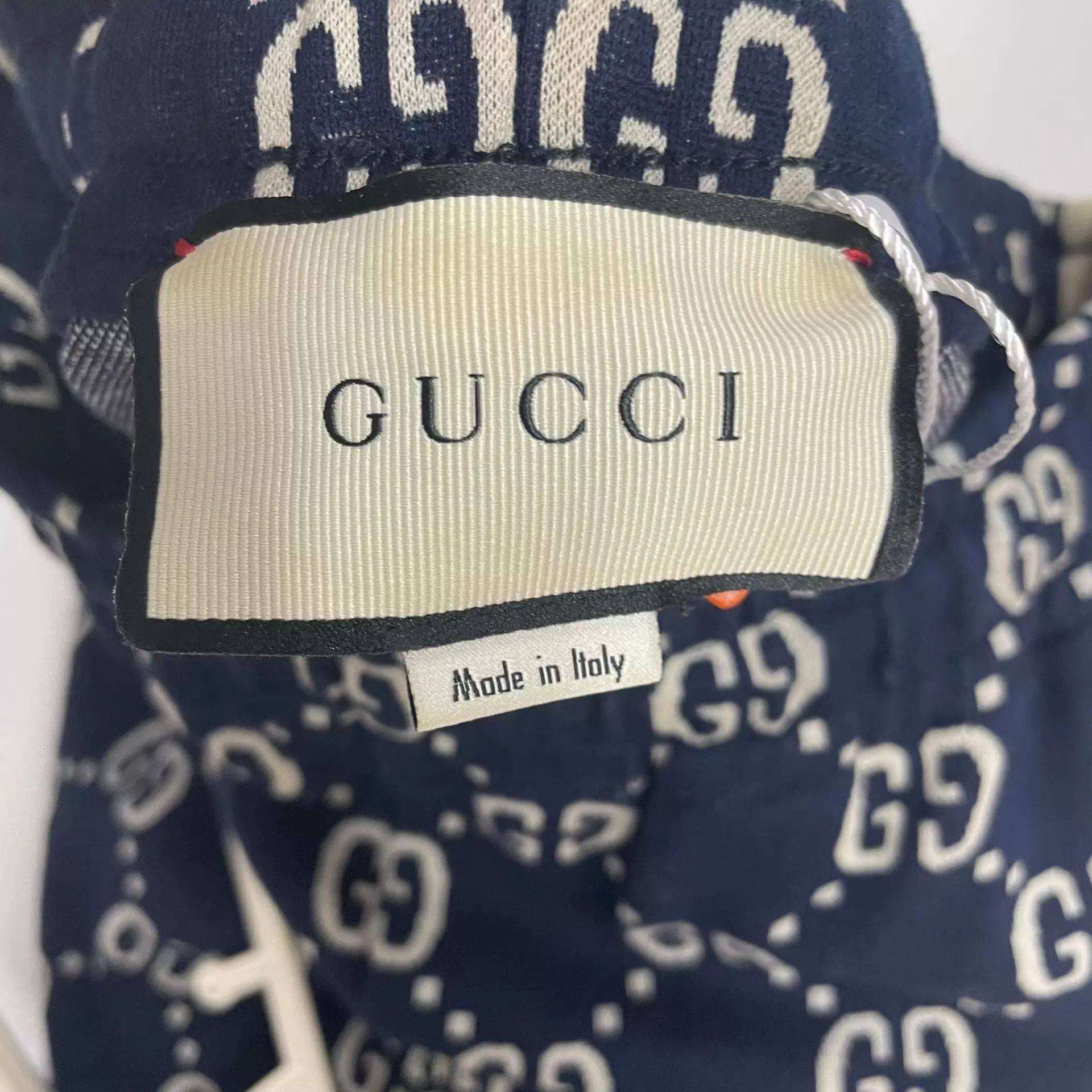 Gucci Gucci GG Cotton Blue Pants S 251114VHHYS01 Size 26" / US 2 / IT 38 - 3 Thumbnail
