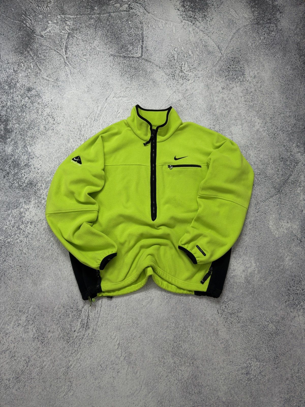 Nike ACG Vintage Nike ACG 1/2 Zip Fleece Polar Pocket Jacket 90s Size US XL / EU 56 / 4 - 1 Thumbnail