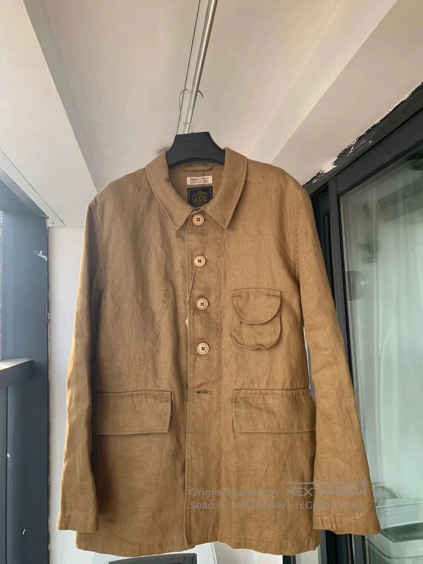 Japanese Brand Gypsy Sons Brown Trench Coat. Size US M / EU 48-50 / 2 - 1 Thumbnail