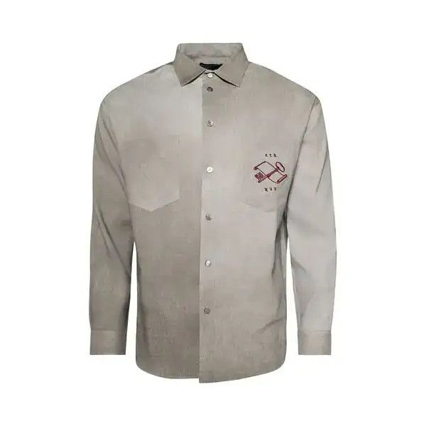 Enfants Riches Deprimes o1mle0226 Artist Buttondown Shirt in Gray Size US M / EU 48-50 / 2 - 1 Preview