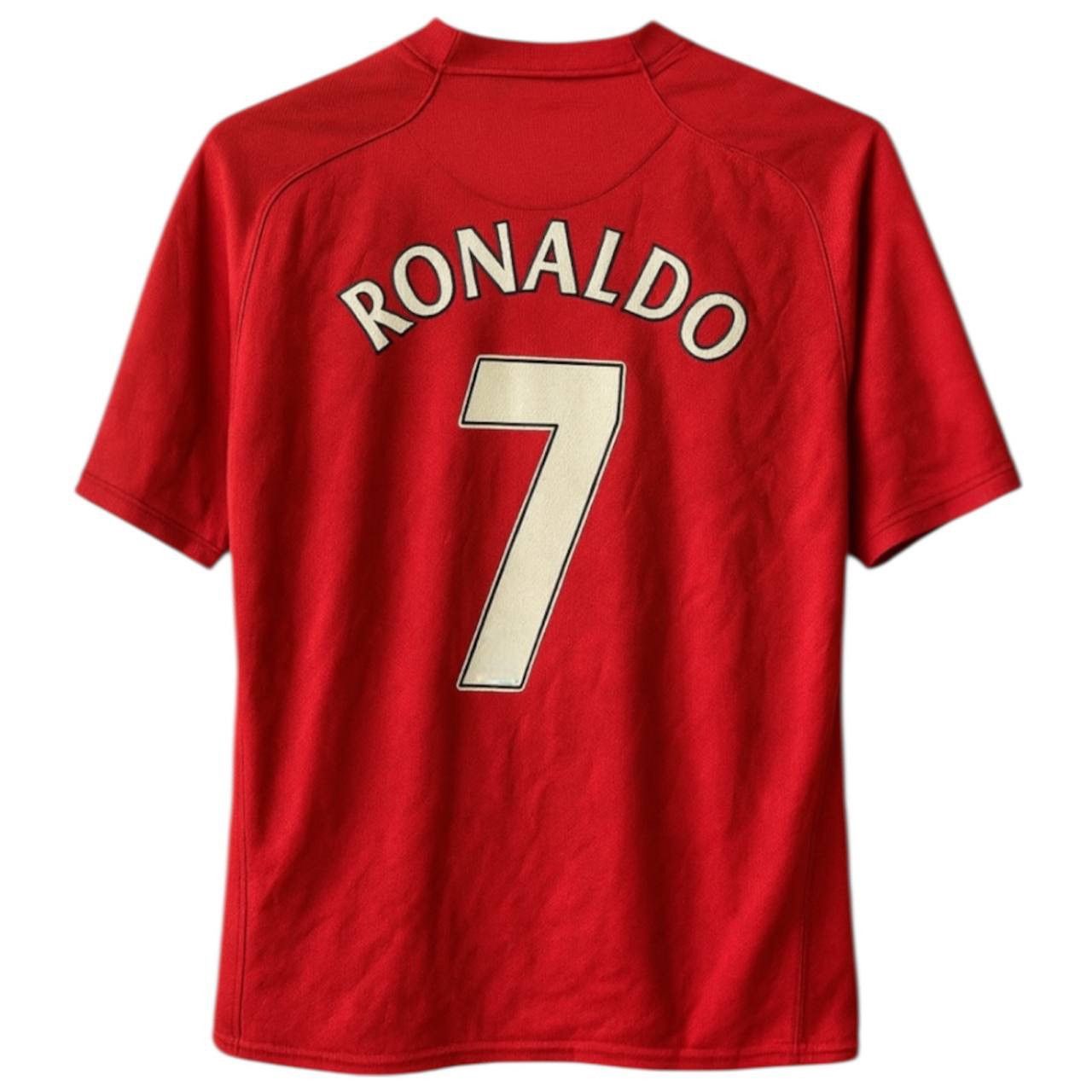Nike 2007/09 MANCHESTER UNITED #7 RONALDO HOME SOCCER JERSEY NIKE Size US M / EU 48-50 / 2 - 1 Thumbnail