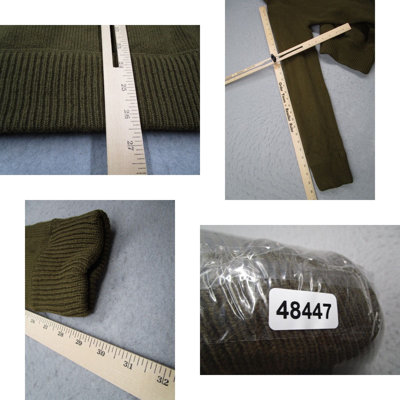 Vintage VINTAGE G Star Sweater Men Large Green Wool Cardigan Long Sleeve Full Zip Casual Warm Size US L / EU 52-54 / 3 - 8 Thumbnail