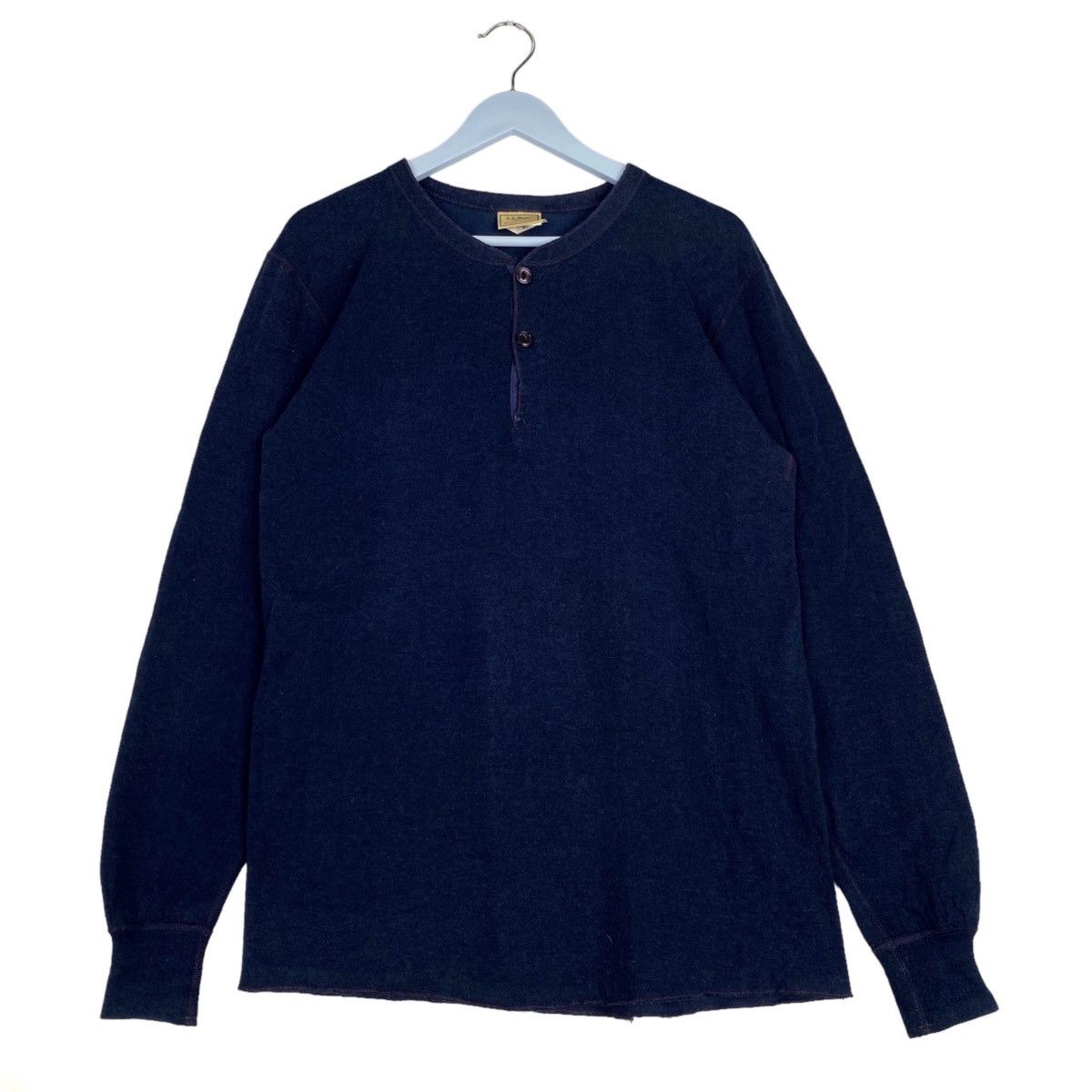 L.L. Bean × Vintage Vintage Leon Leonwood Bean Crewneck Sweatshirt Navy Size US M / EU 48-50 / 2 - 1 Thumbnail