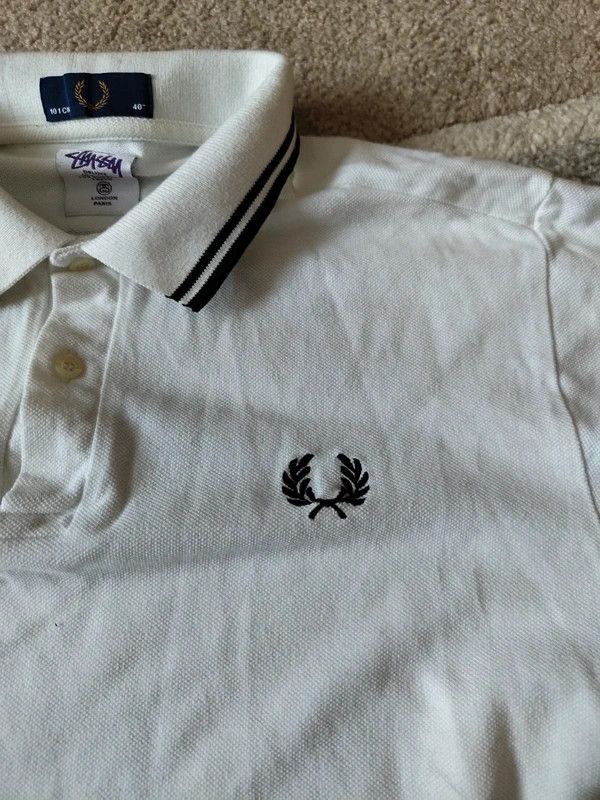 Fred Perry × Stussy Fred Perry x Stussy Deluxe World Tour Polo Size US M / EU 48-50 / 2 - 8 Thumbnail