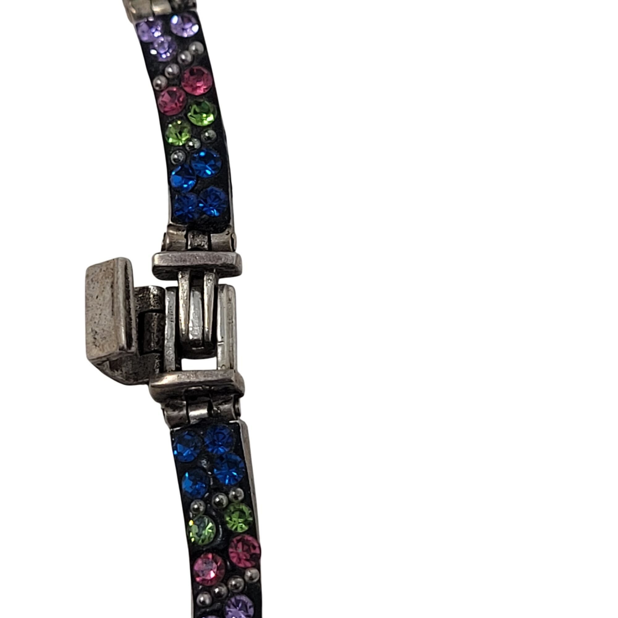 Handmade Artisan 925 Sterling Silver Multicolor Micro Mosaic Choker N Size ONE SIZE - 11 Thumbnail